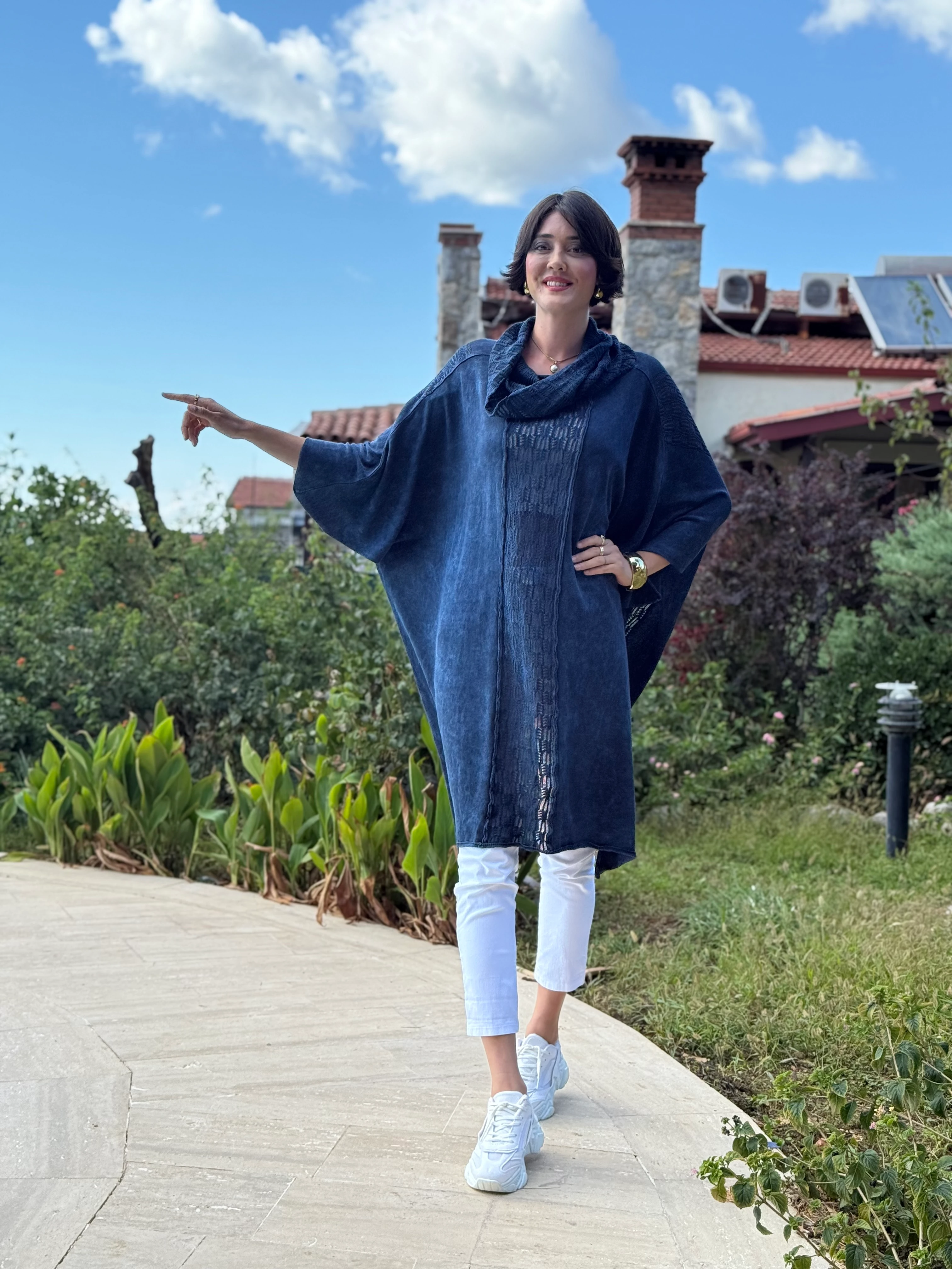 Sc2403 Jersey De Punto Lavado Marrón