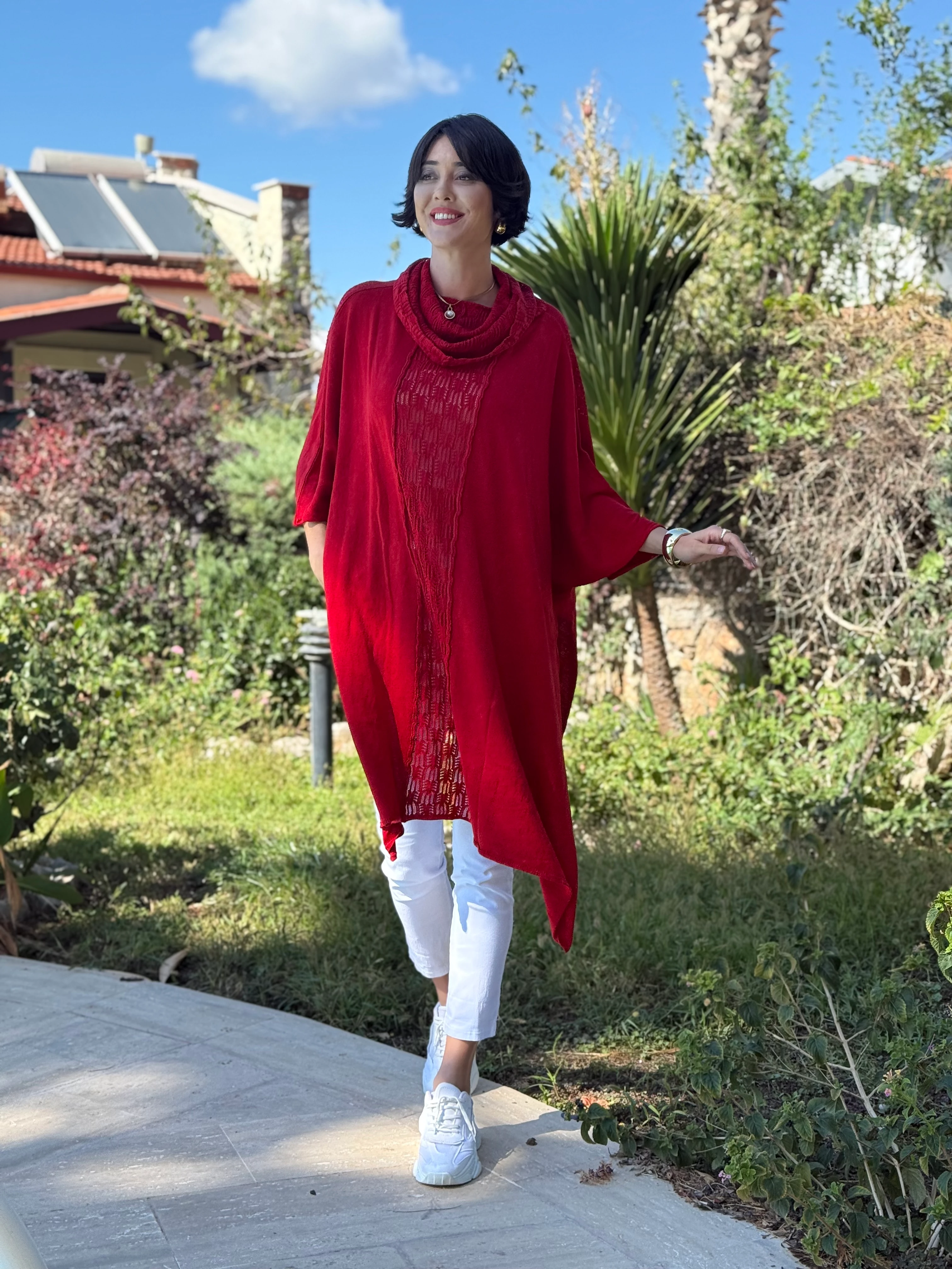 Sc2403 Jersey De Punto Lavado Marrón