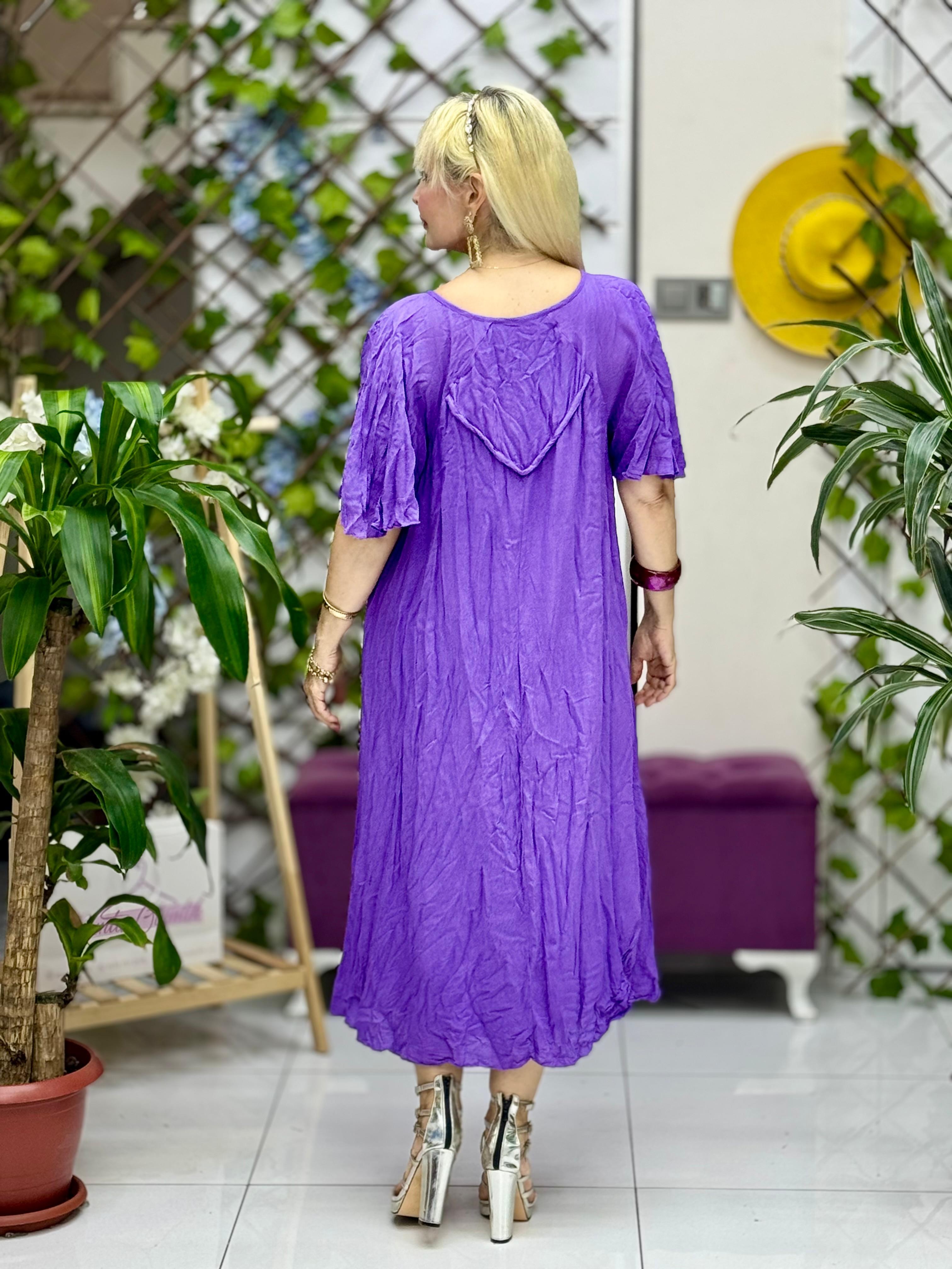 VL5510 Marselina Vual Elbise Mor