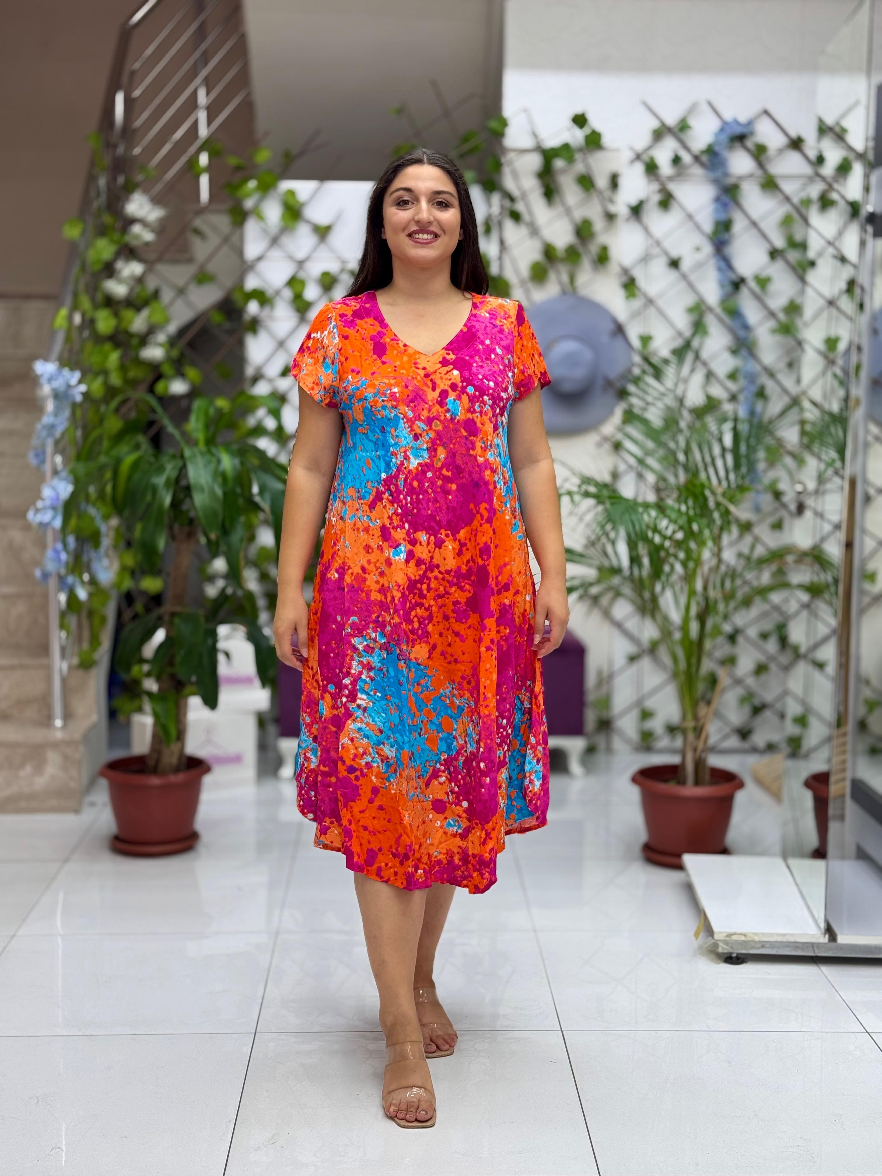Ms15005 Vestido Frida Viscosa