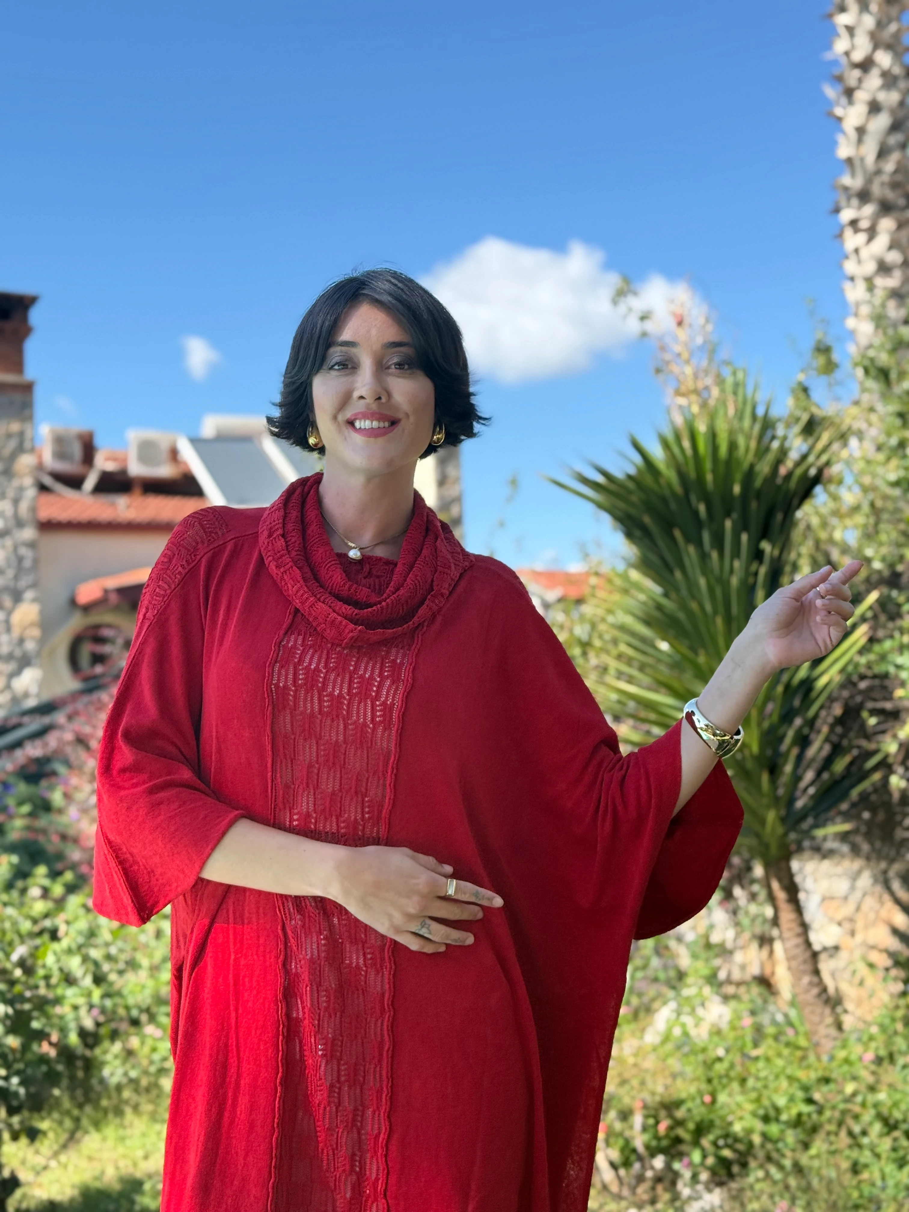 Sc2403 Jersey De Punto Lavado Marrón