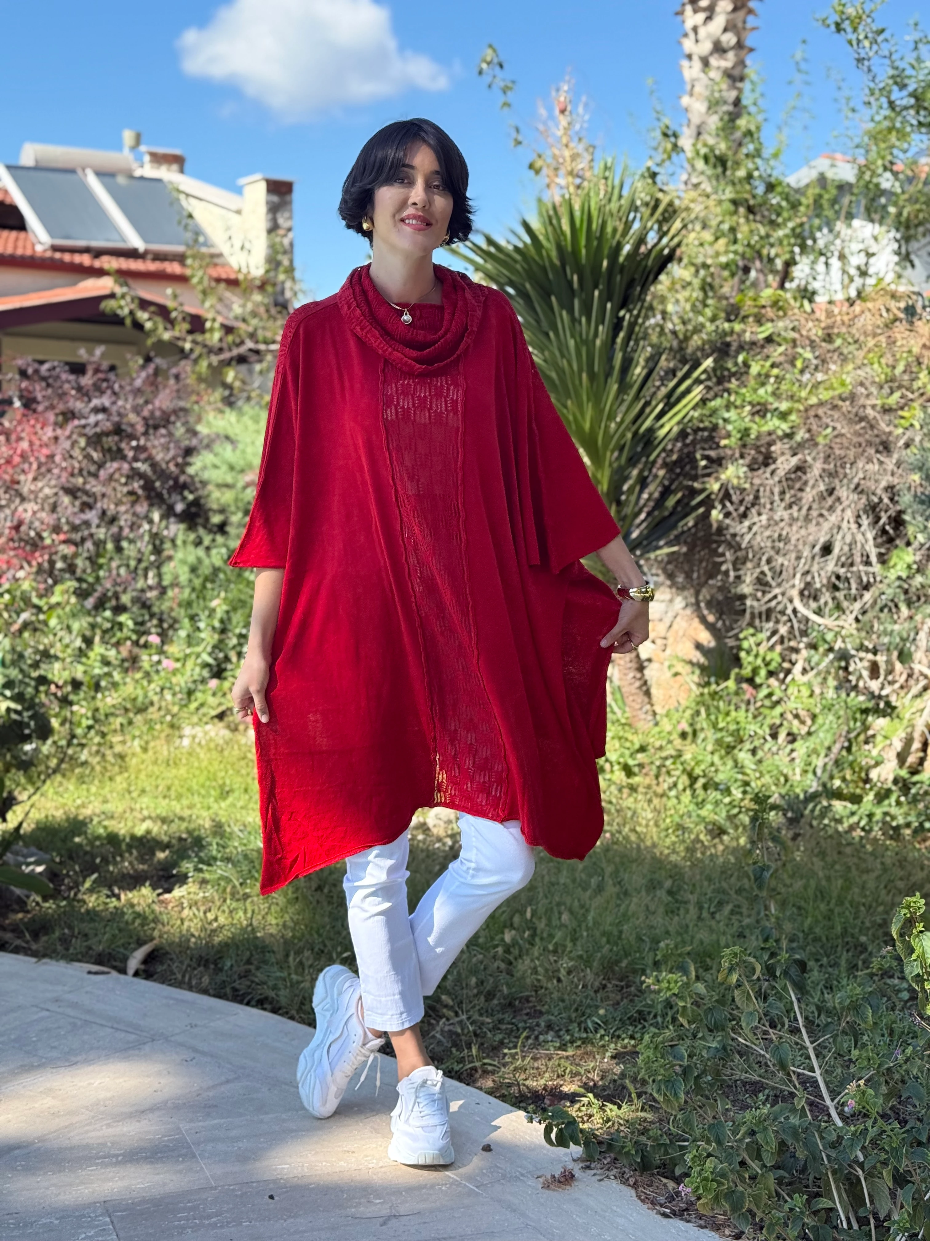 Sc2403 Jersey De Punto Lavado Marrón