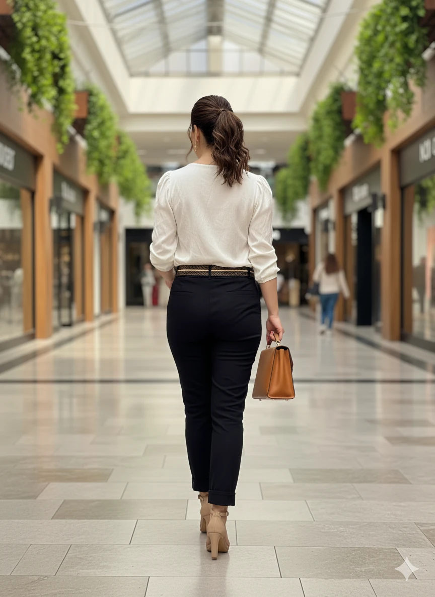 NC21358 İtalyan Coton Pantolon Siyah