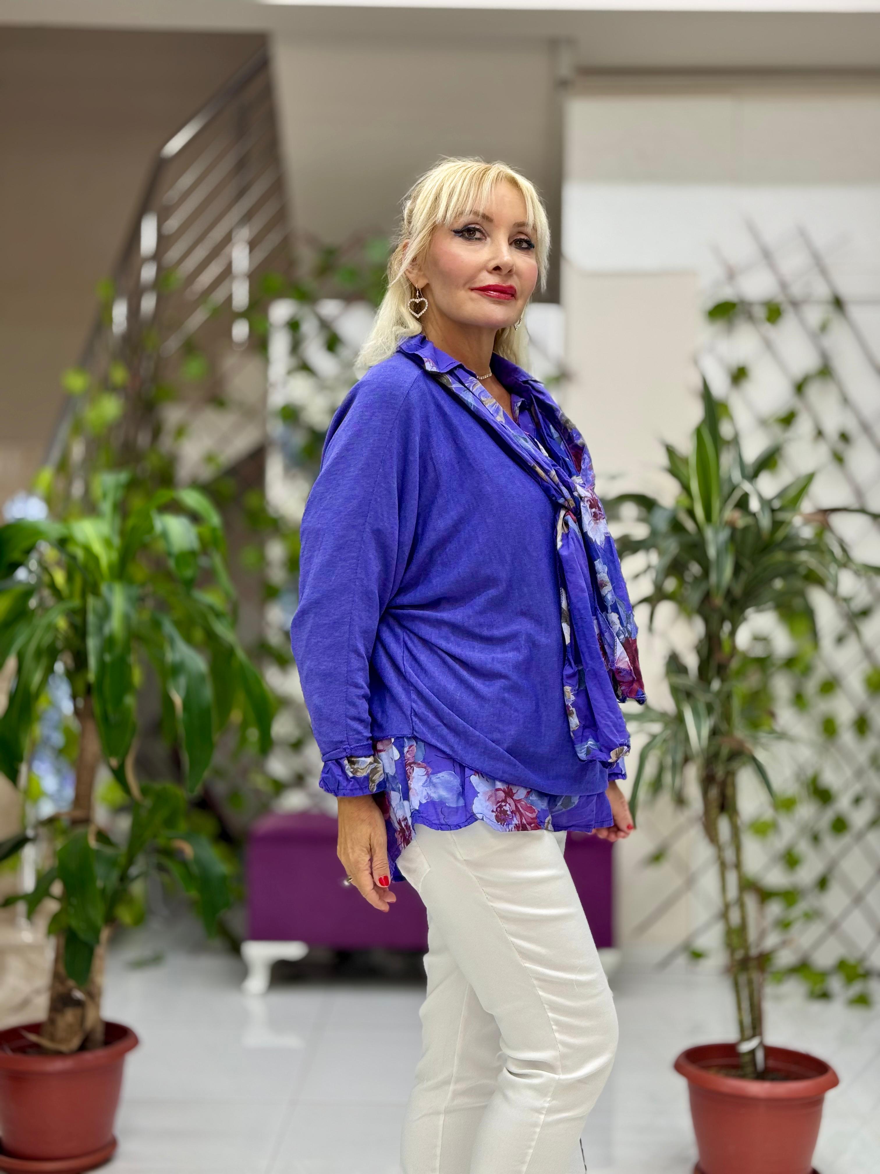 P6811 Prendas de punto con estampado de camuflaje Caqui