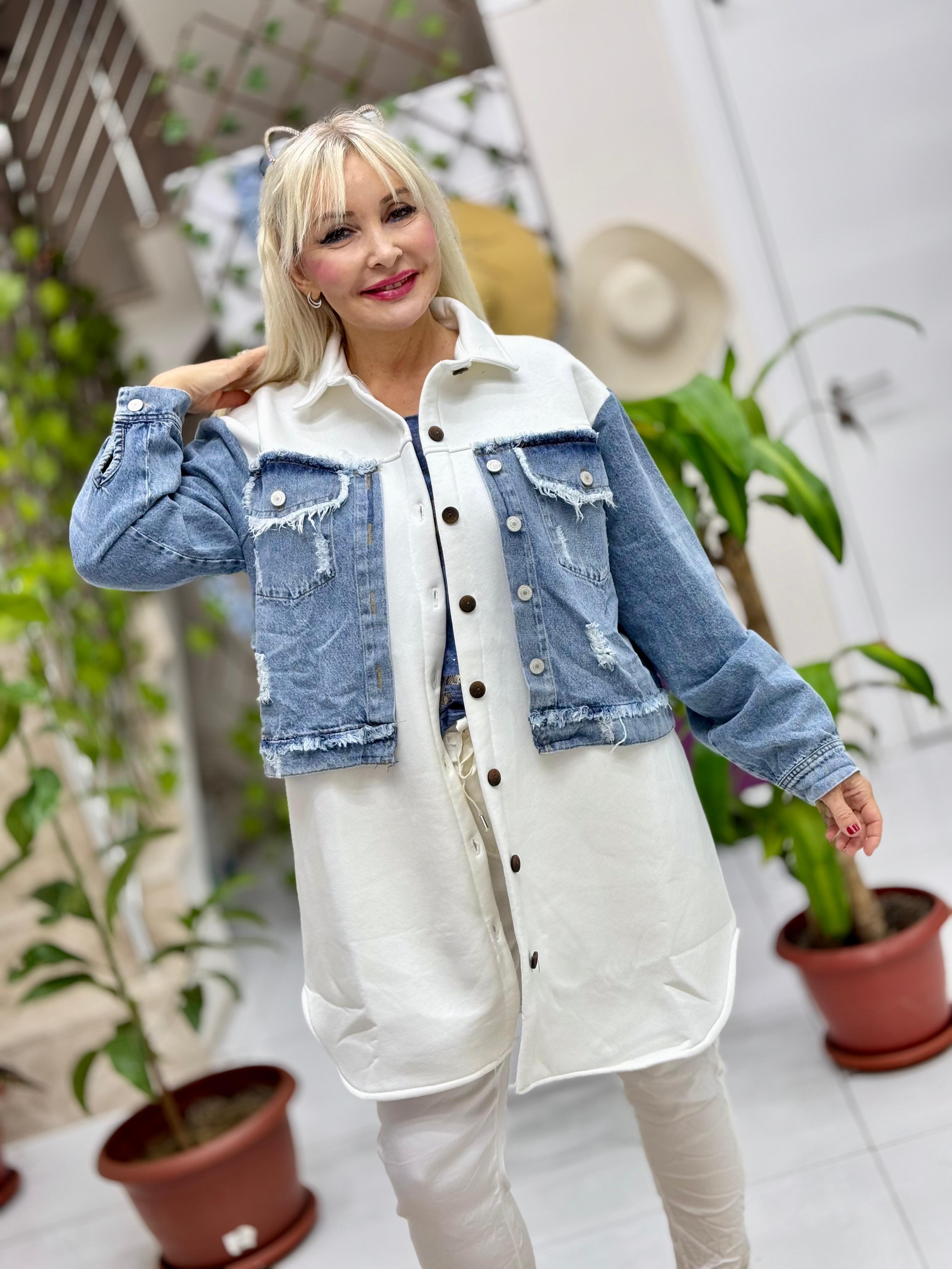 SY1076 3 İPLİK KOT DETAY CEKET