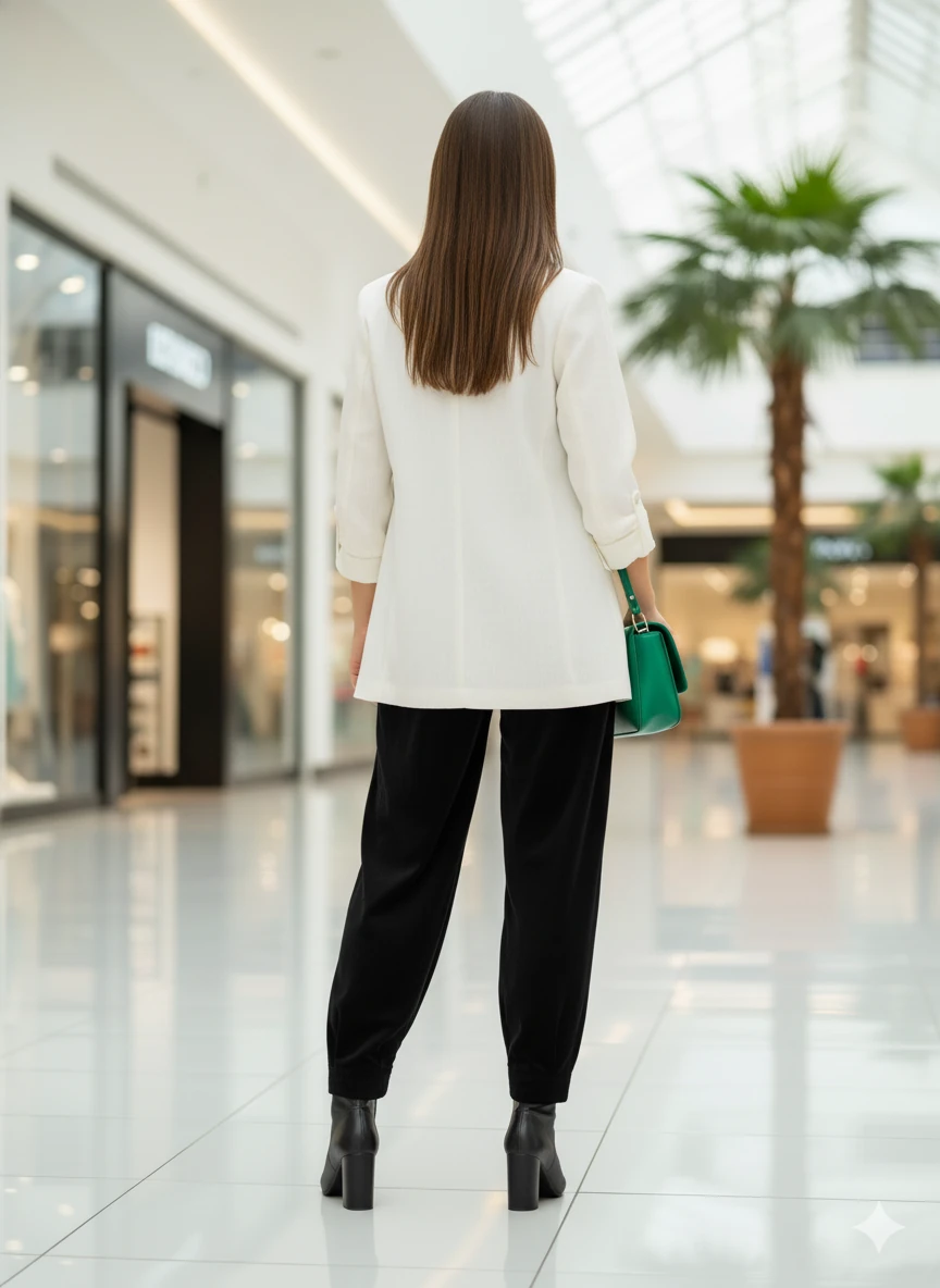 LS22038 İtalyan Kadife Pantolon Siyah