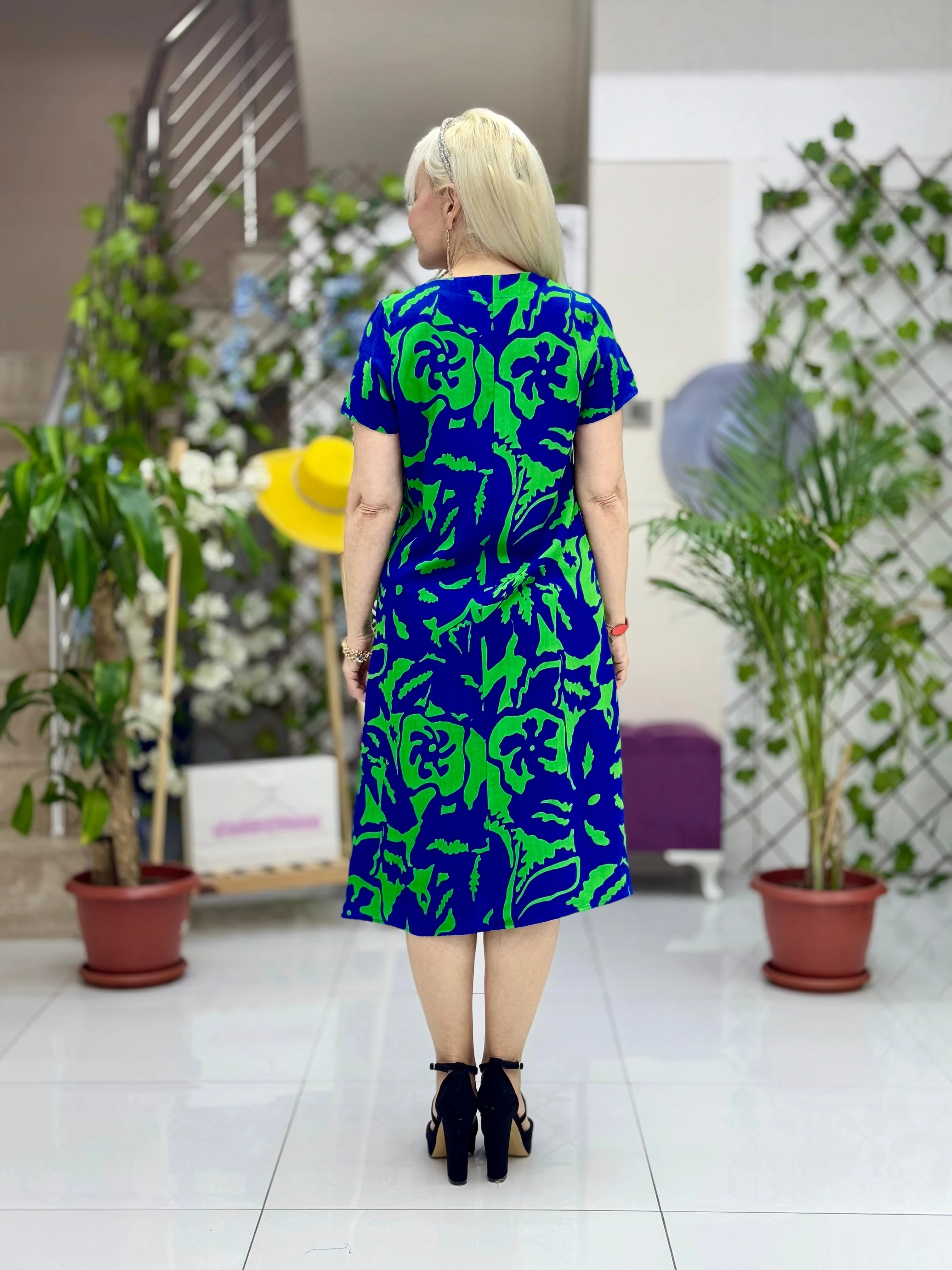 DM70033 Demet Viskon Elbise