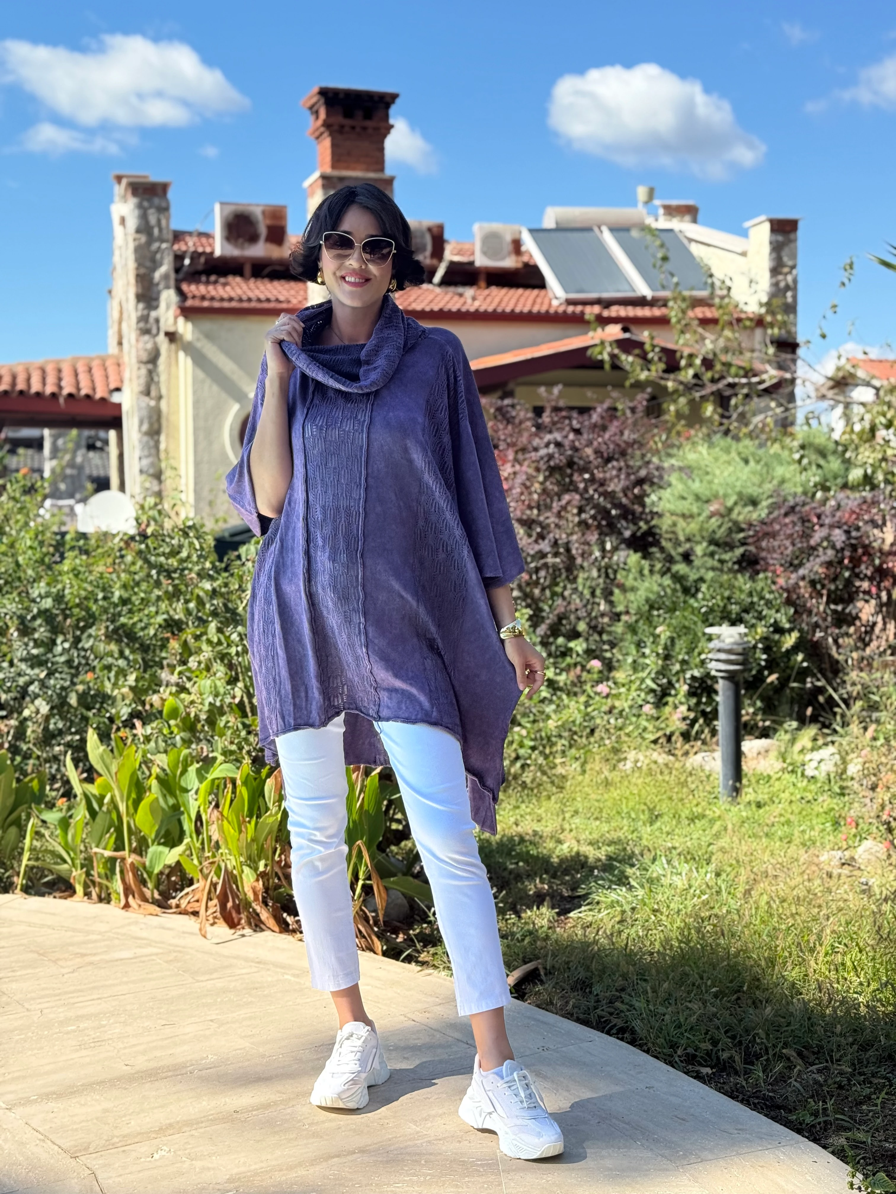 Sc2403 Jersey De Punto Lavado Marrón