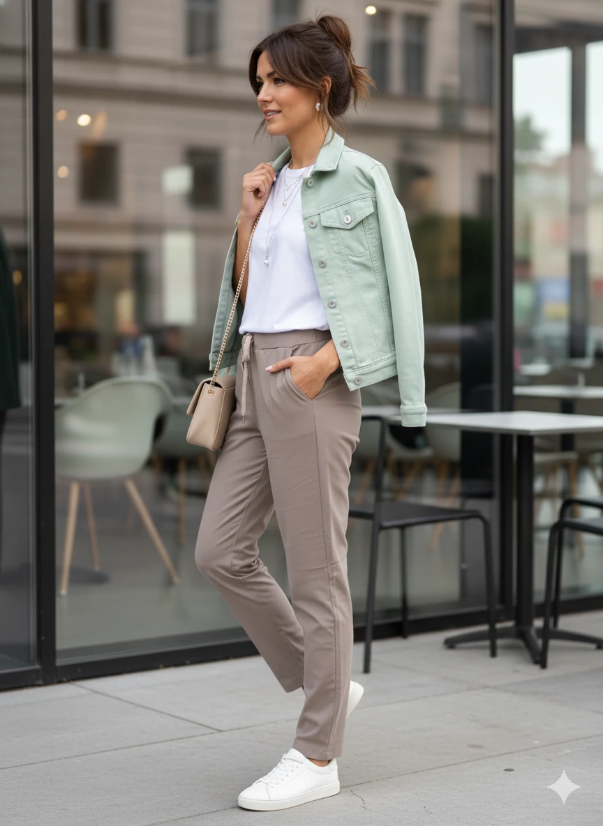 AY18002 Likralı Coton Pantolon Büyük Kalıp Vizon