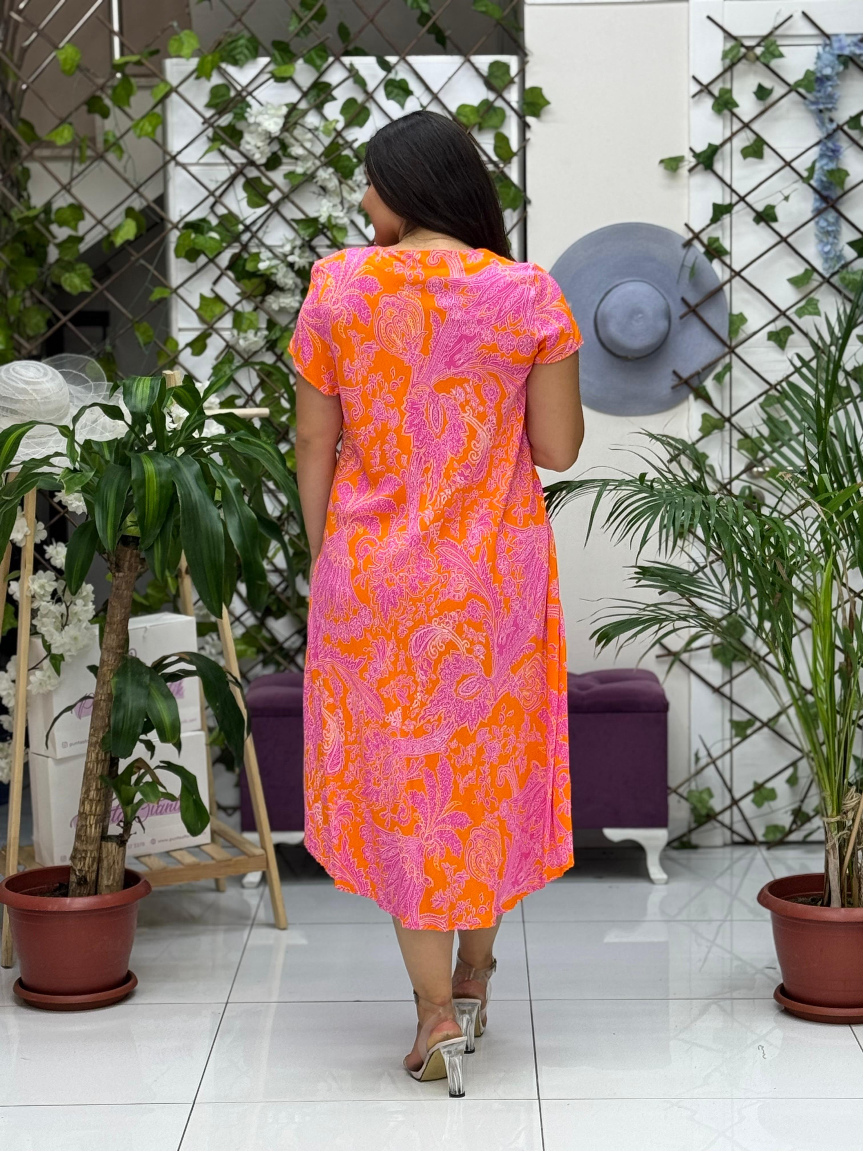 Ms15005 Vestido Frida Viscosa