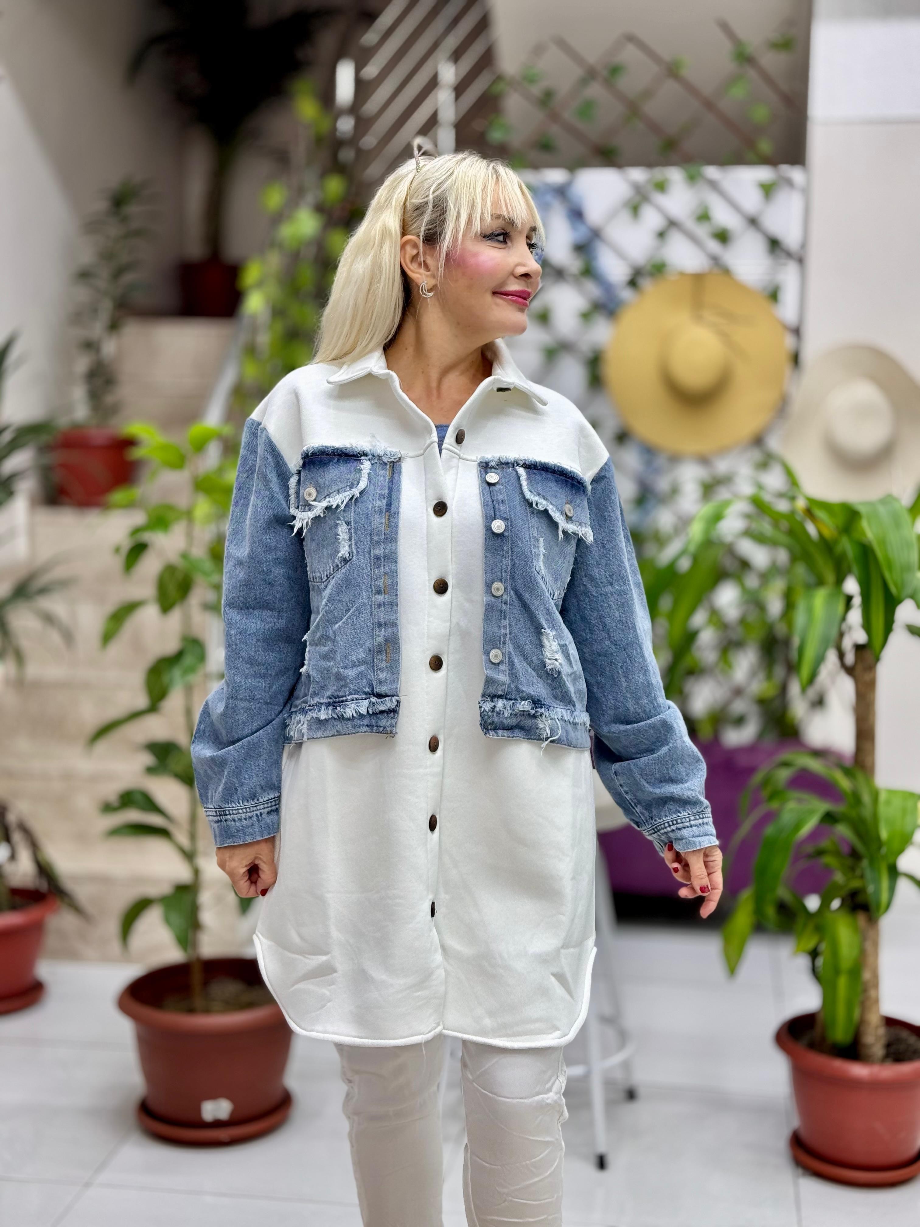 SY1076 3 İPLİK KOT DETAY CEKET