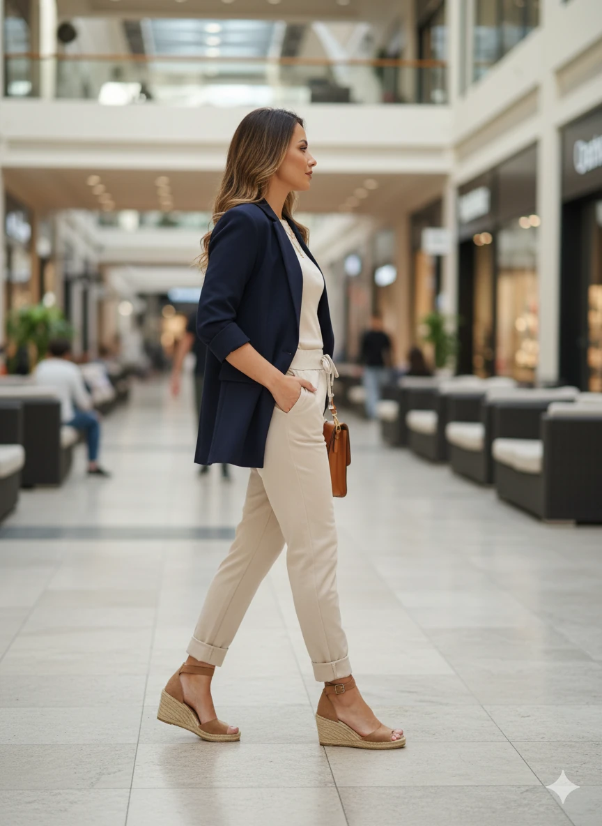 NC24009 İtalyan Coton Pantolon Krem