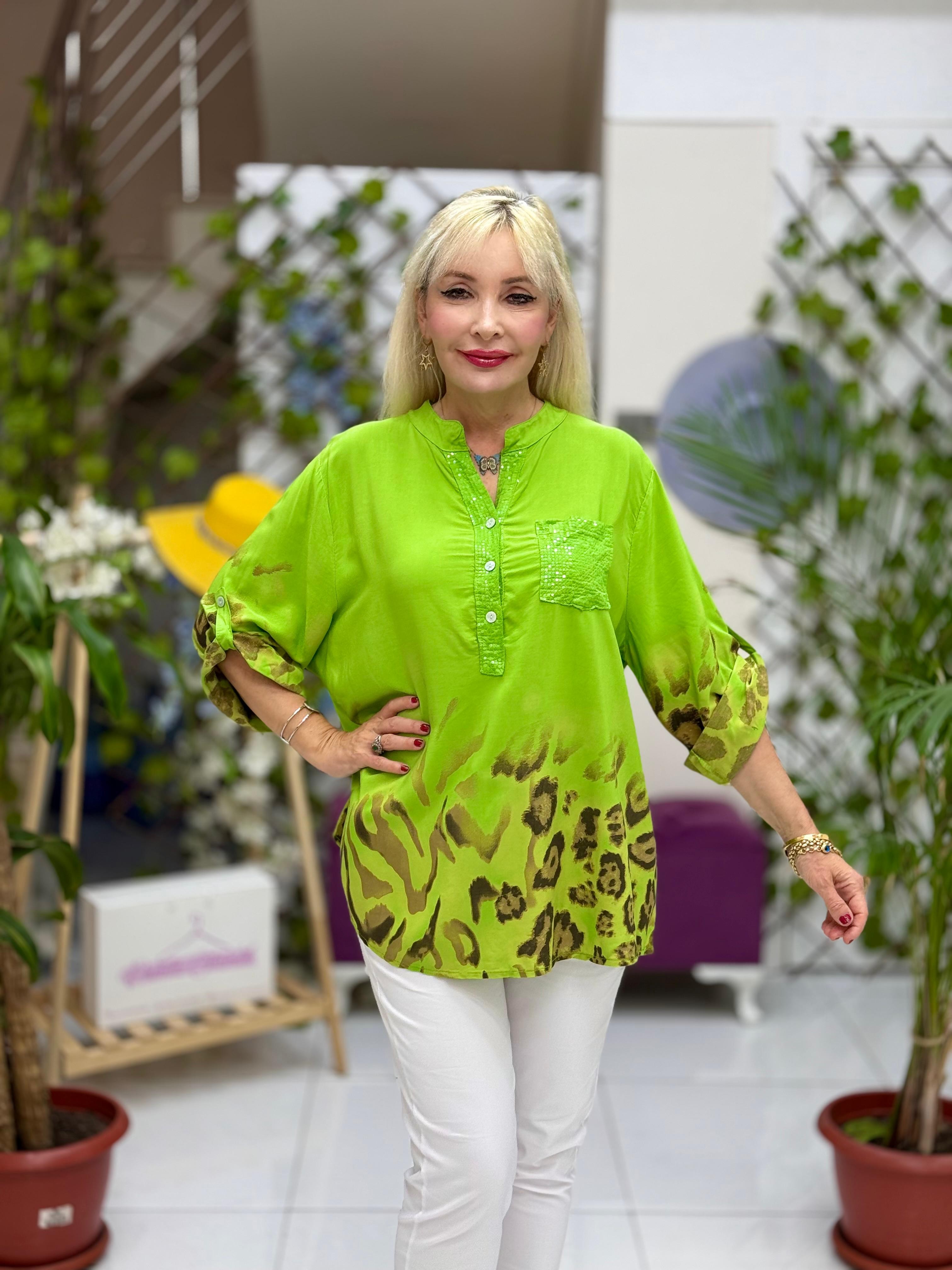 NC15470 İtalyan Coton Bluz Fıstık