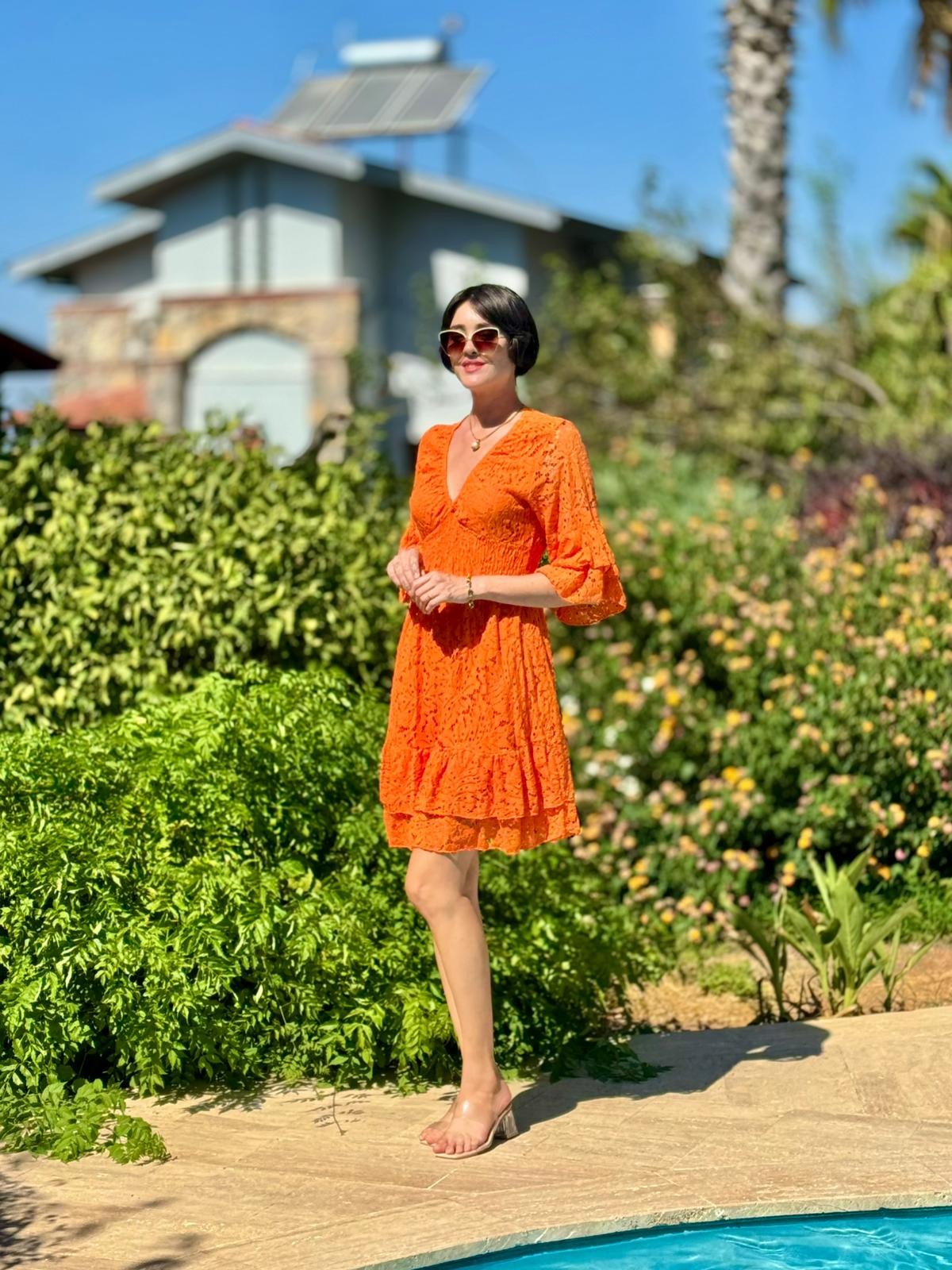N10661 Traje Italiano Lino Ciruela