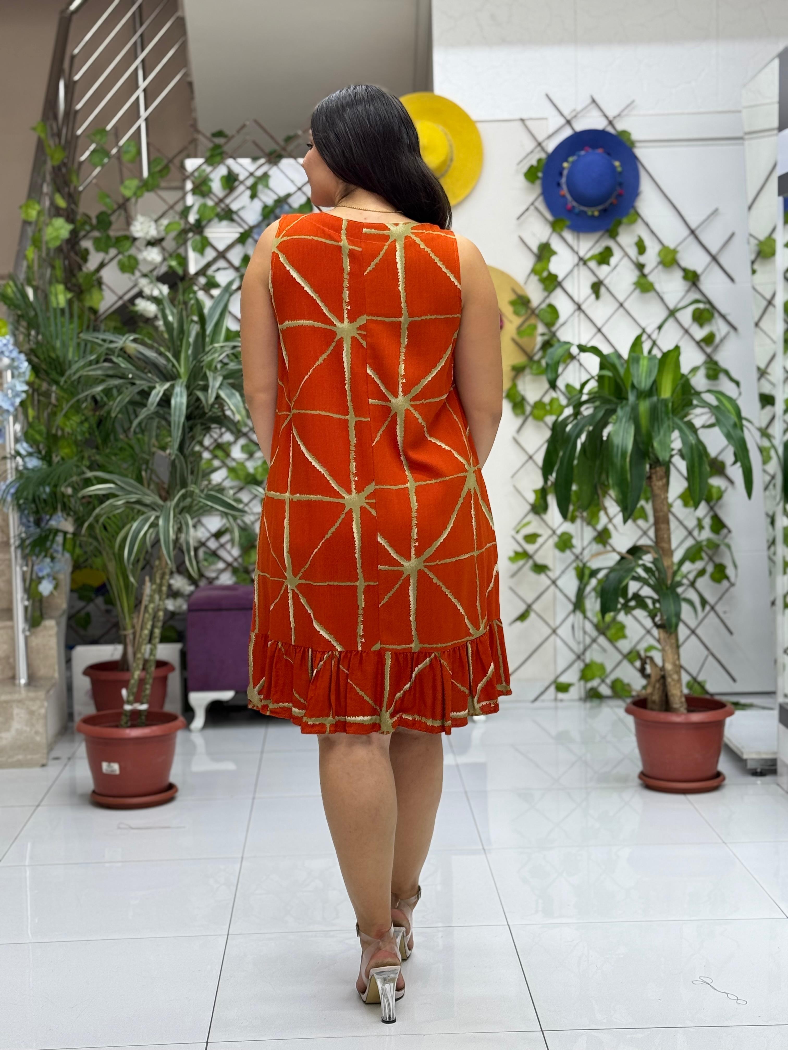 ALN16058 Viskon Alanya Elbise