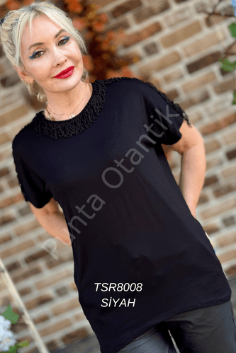 Tsr8008 Camiseta Lycra Negra