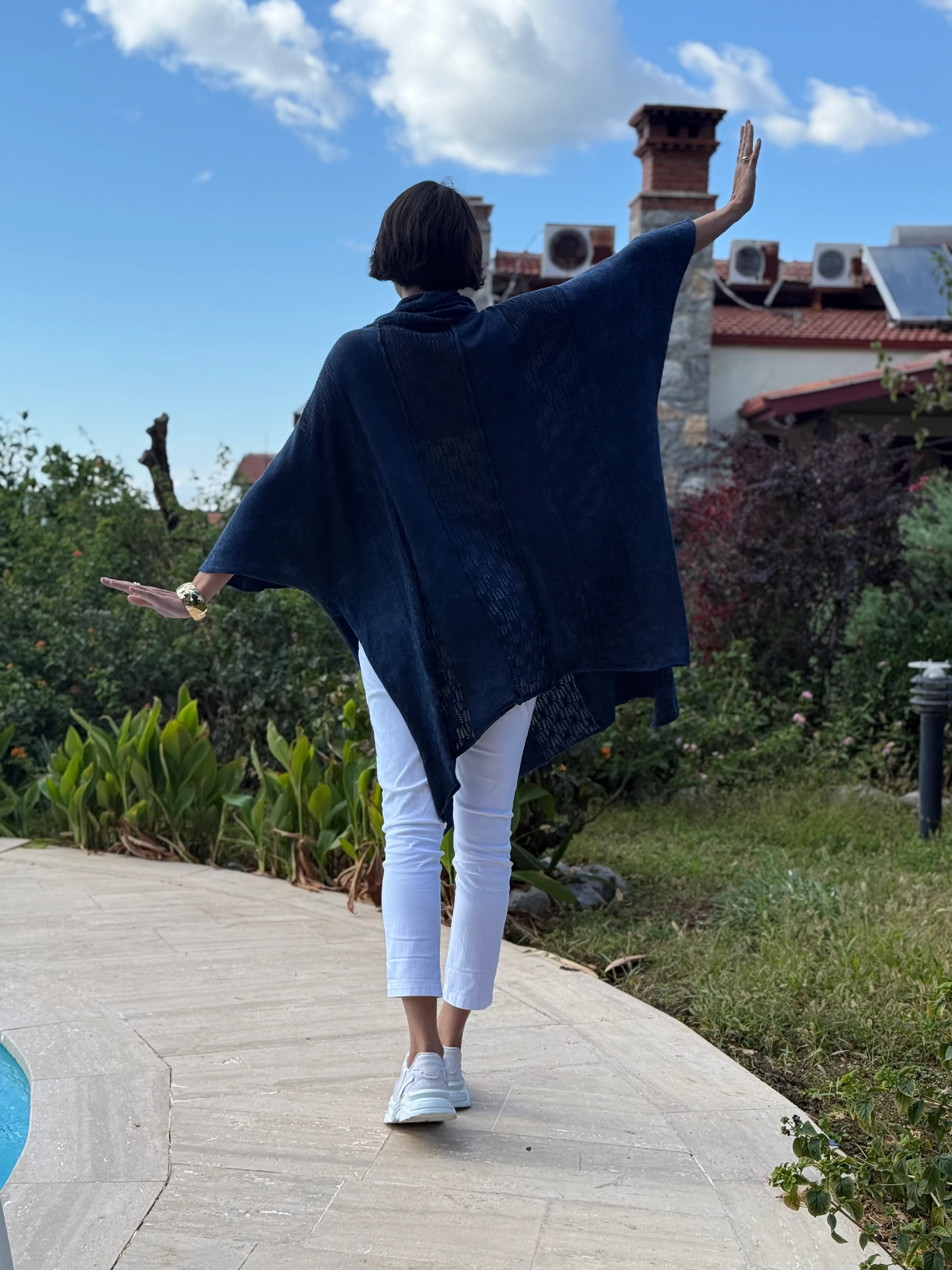 Sc2403 Jersey De Punto Lavado Marrón