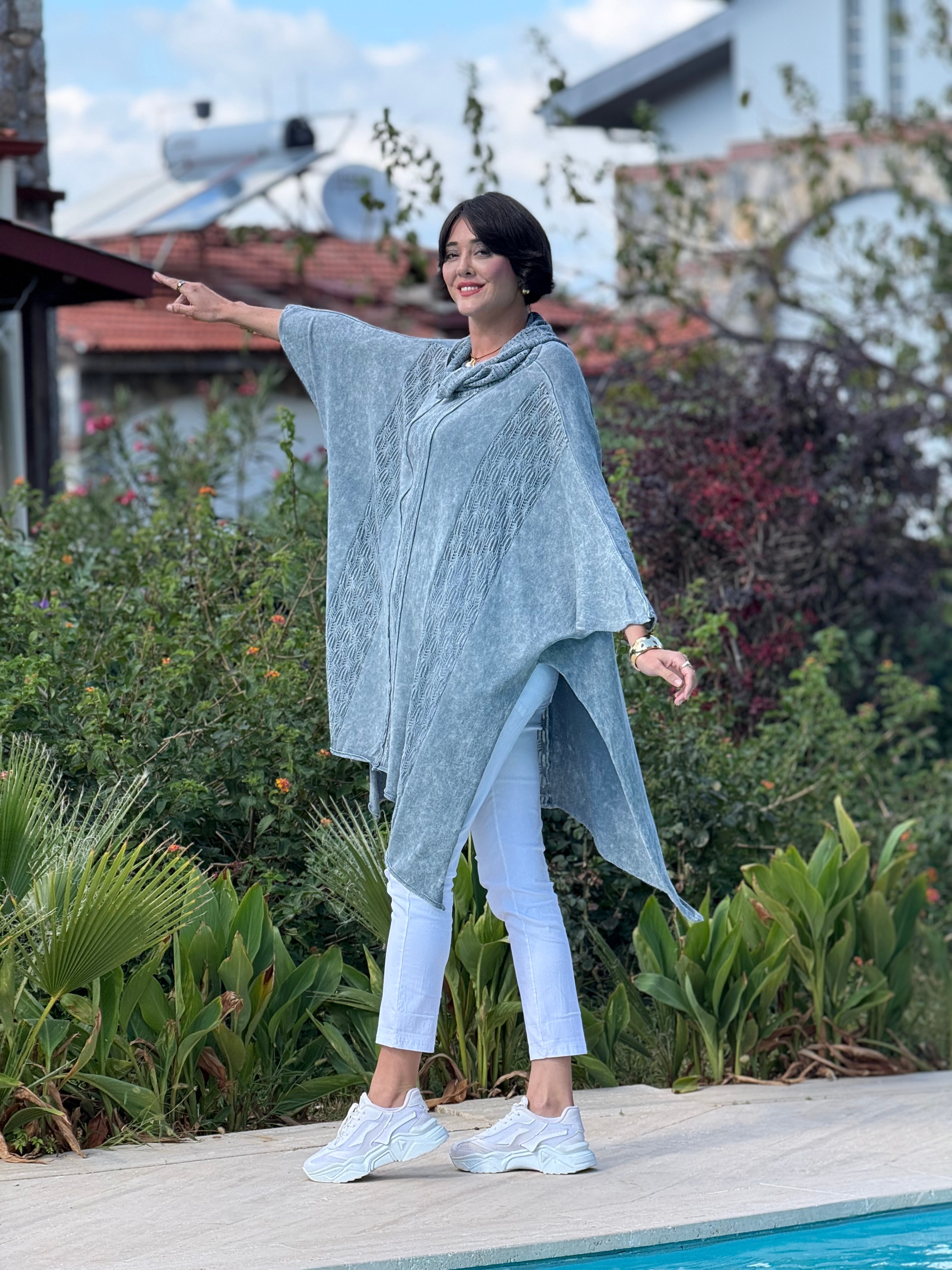 Sc2520 Yikamali Triko Kazak Gri