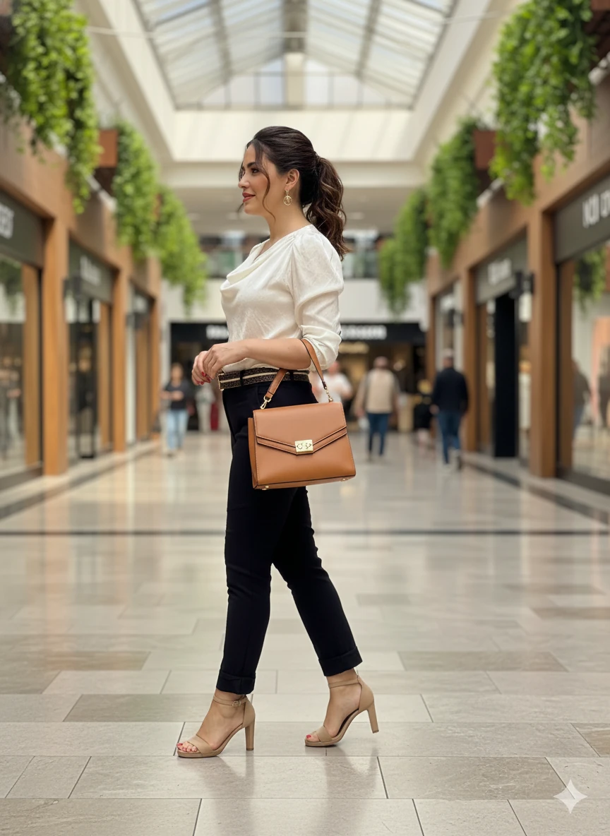 NC21358 İtalyan Coton Pantolon Siyah