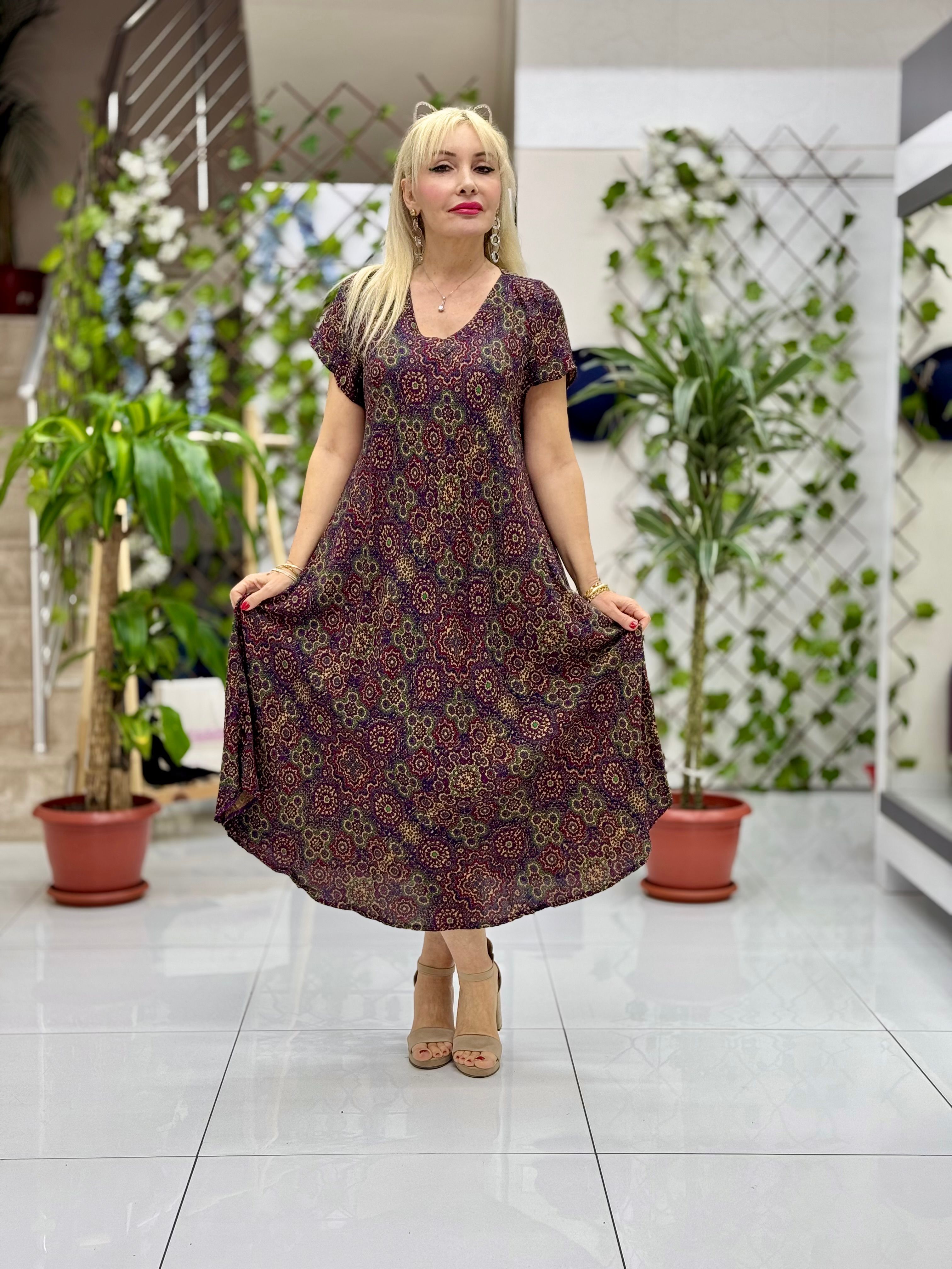 Ms15079 Vestido Frida Viscosa