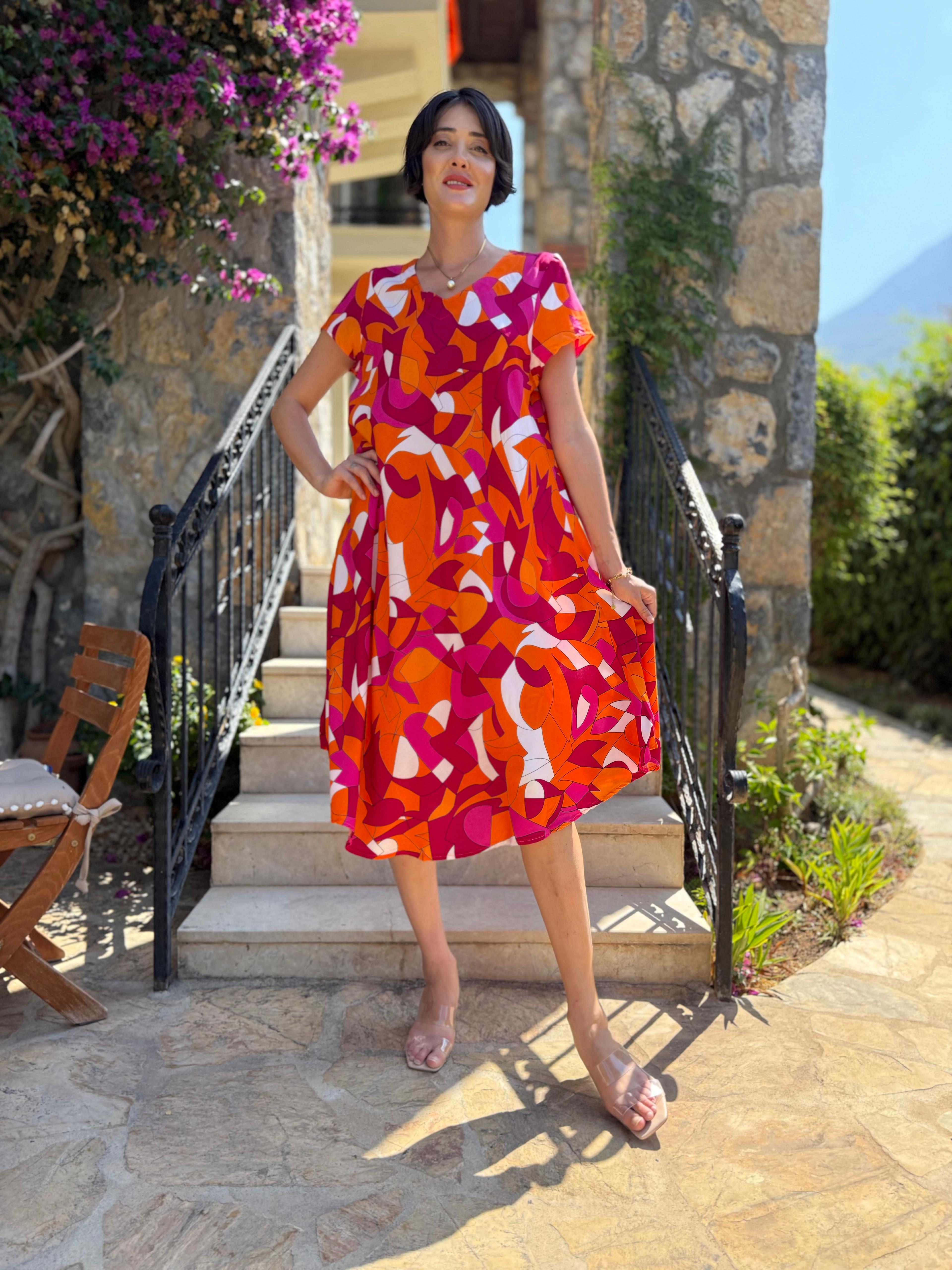 Ms15005 Vestido Frida Viscosa