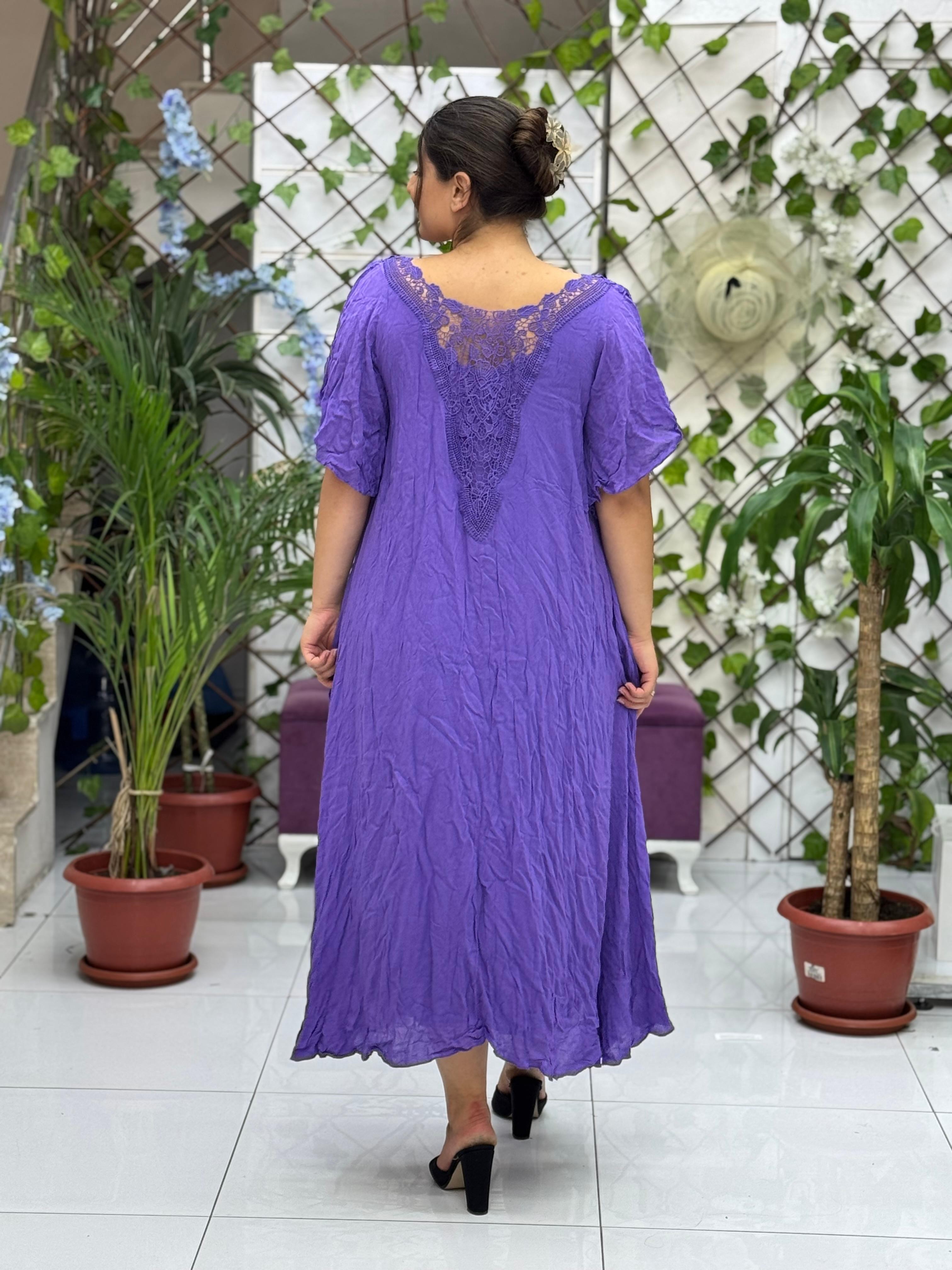 M1420 Vestido Hürrem Morado