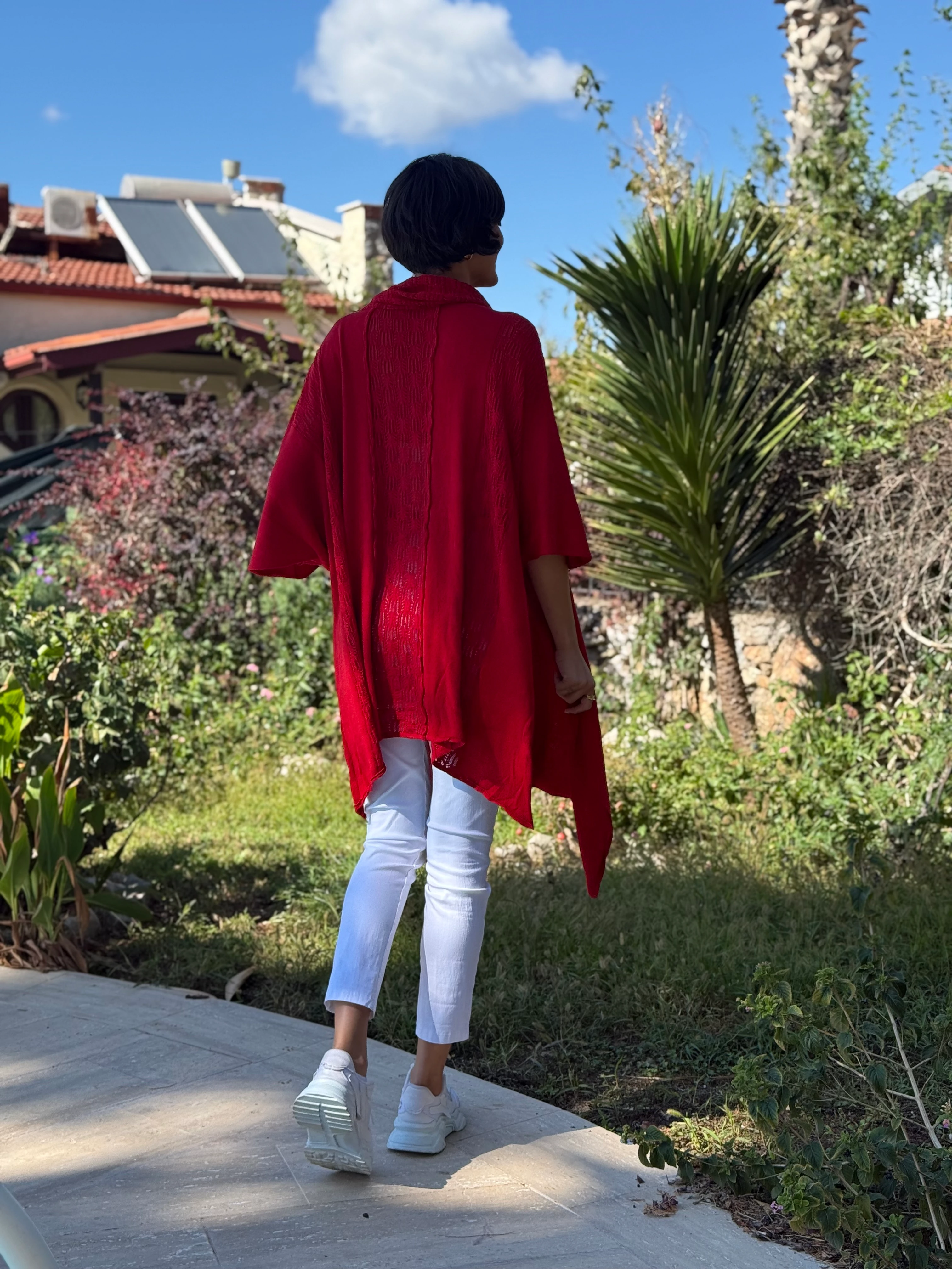 Sc2403 Jersey De Punto Lavado Marrón