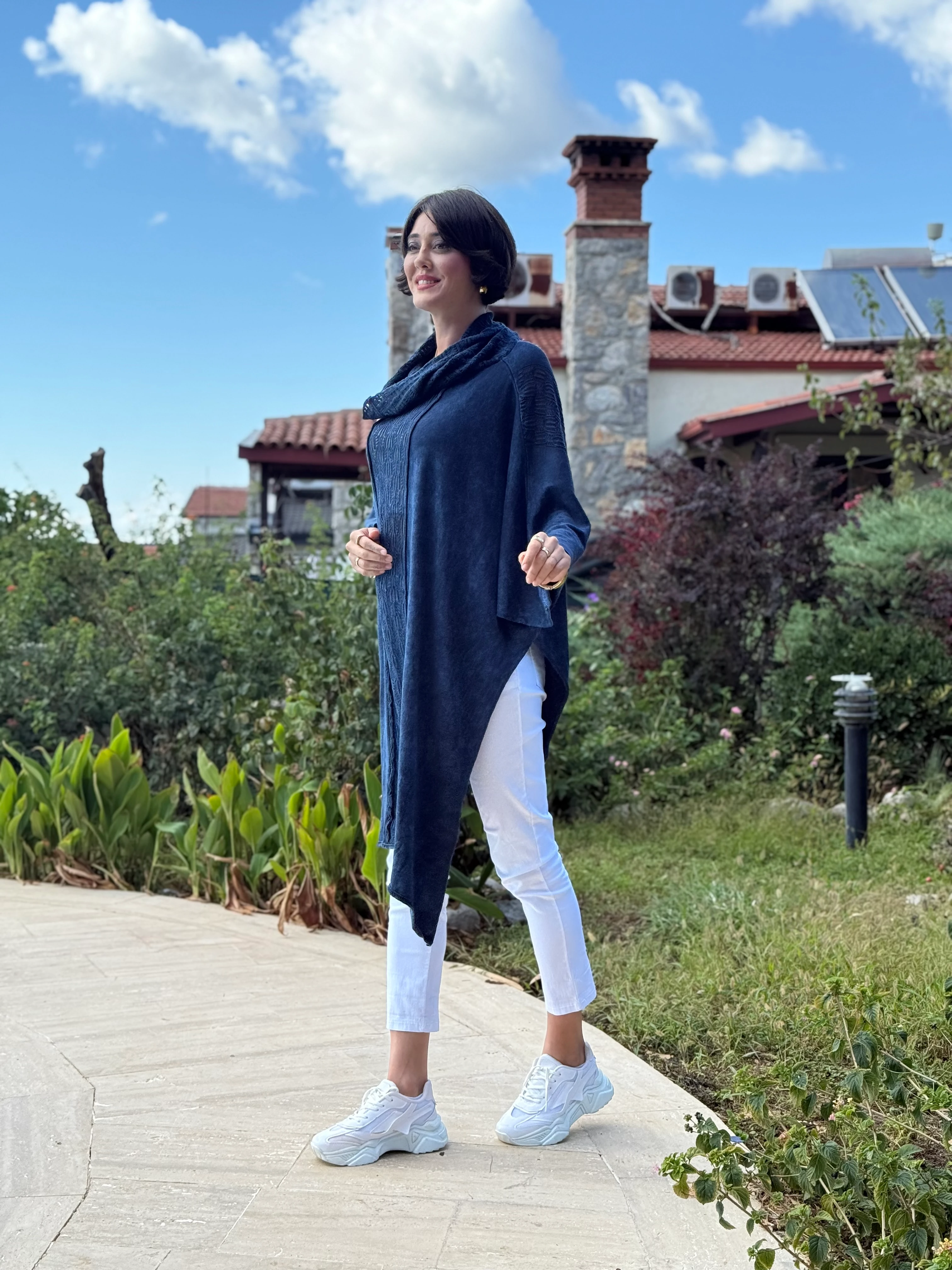 Sc2403 Jersey De Punto Lavado Marrón