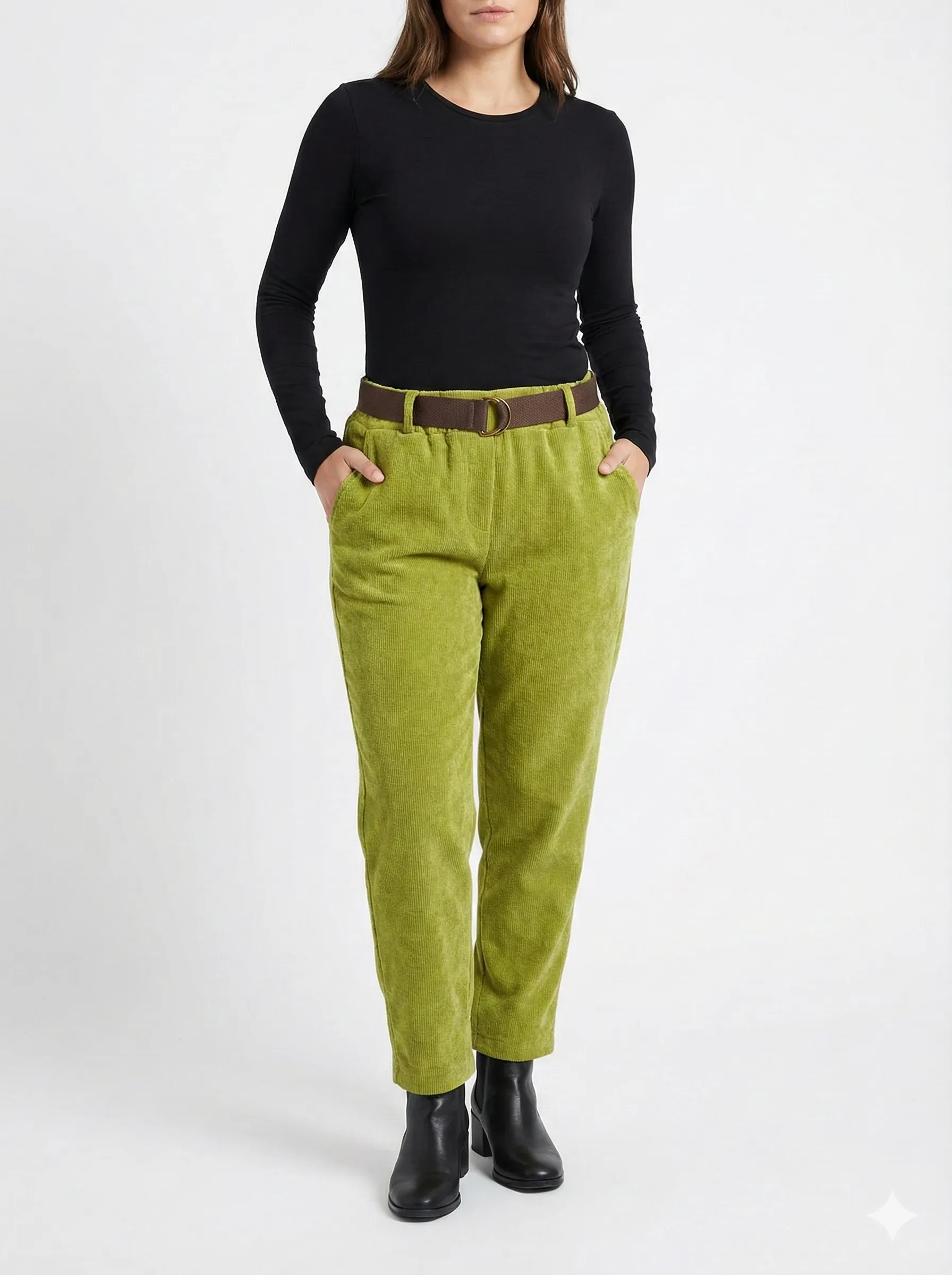 YG8605 İtalyan Kadife Pantolon Fıstık