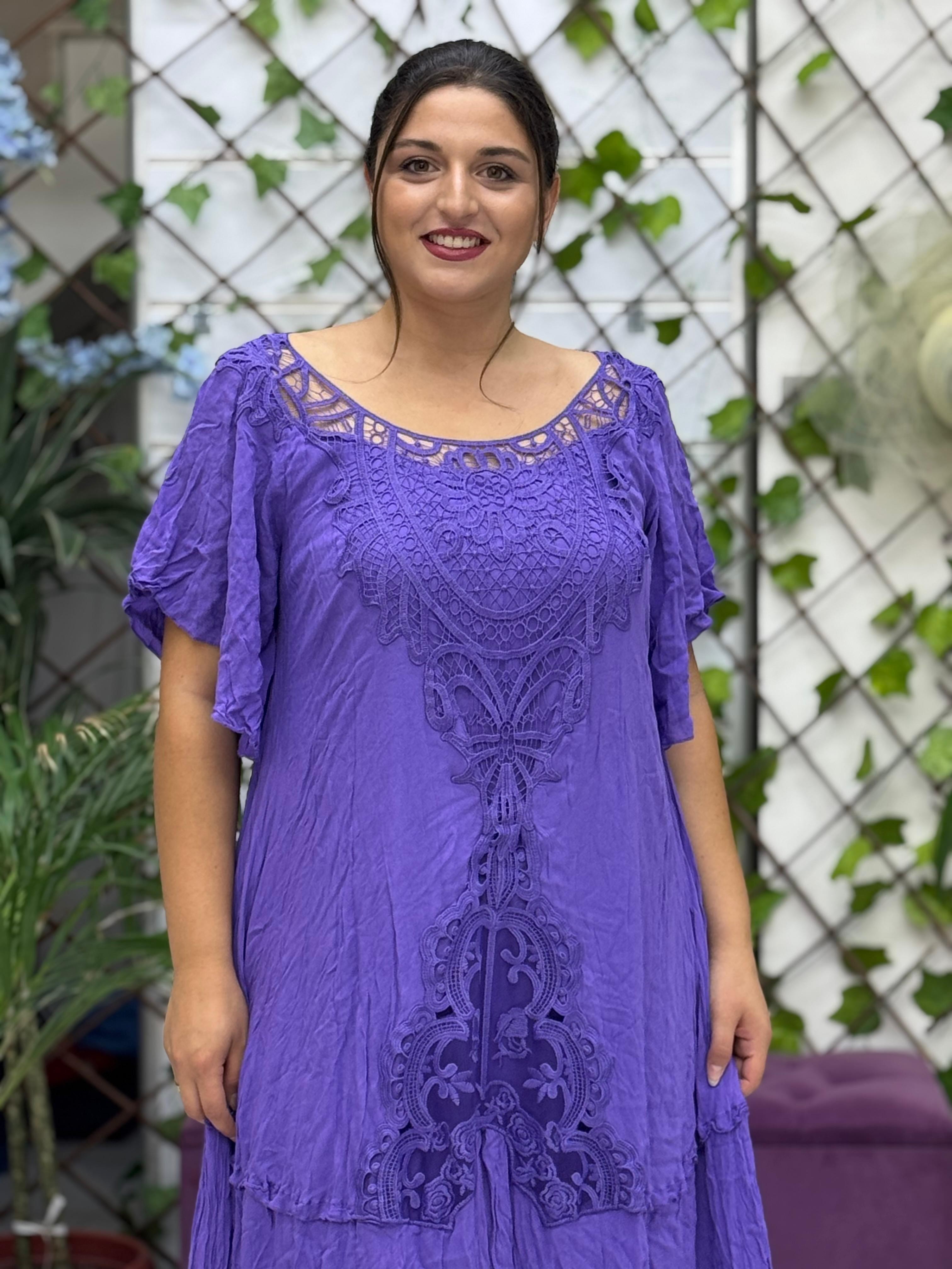 M1420 Vestido Hürrem Morado