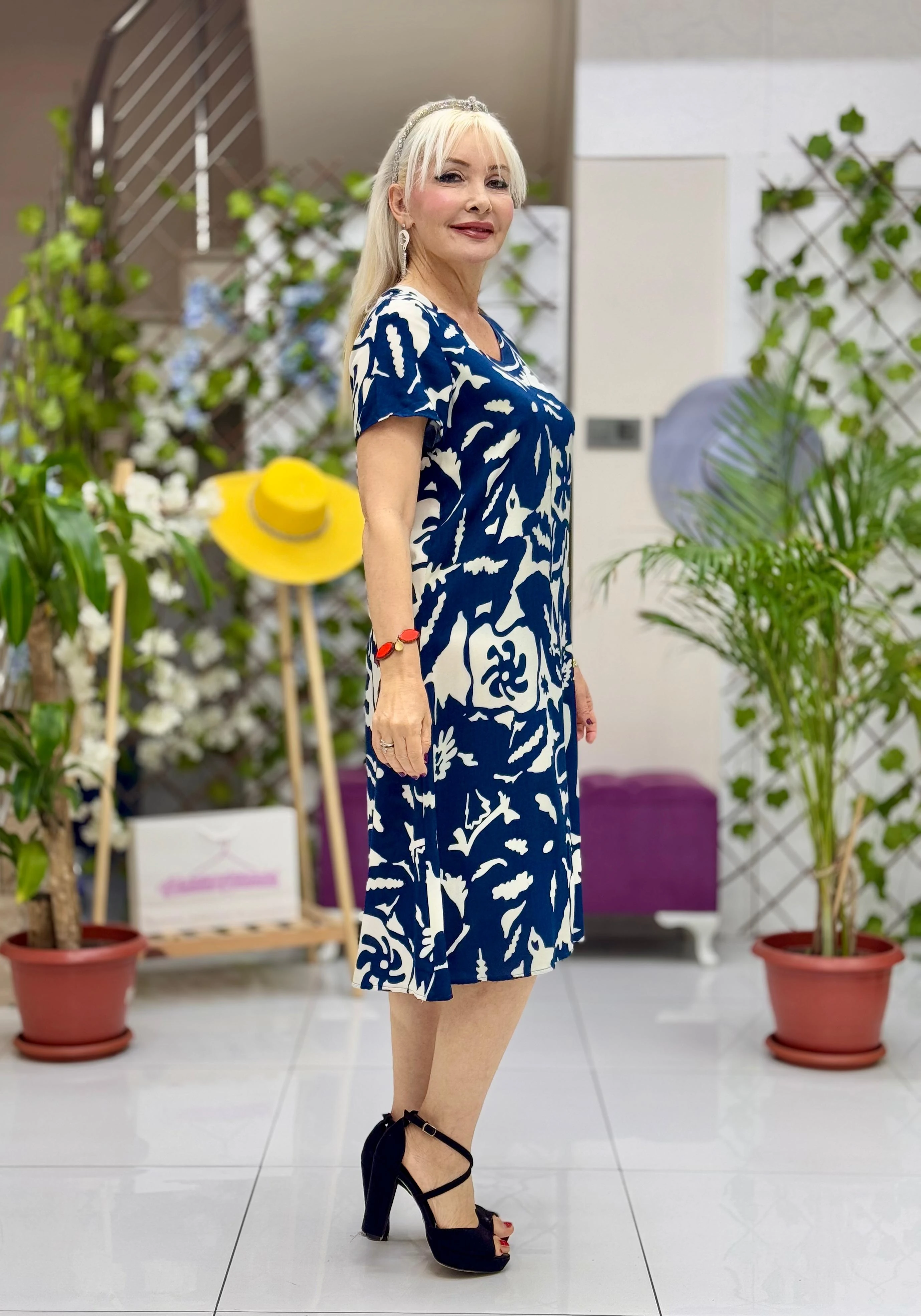 DM70053 Demet Viskon Elbise