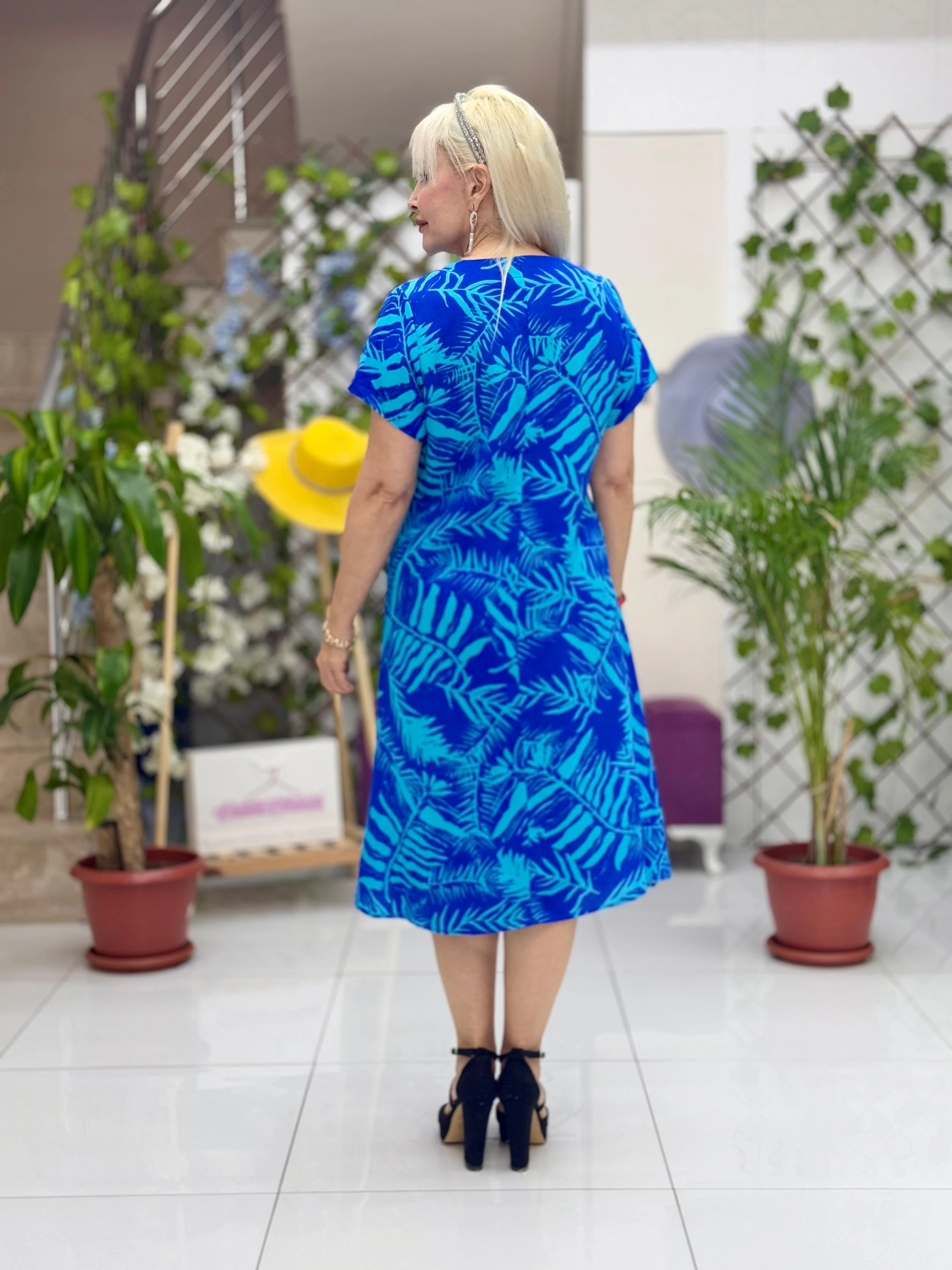 DM70040 Demet Viskon Elbise