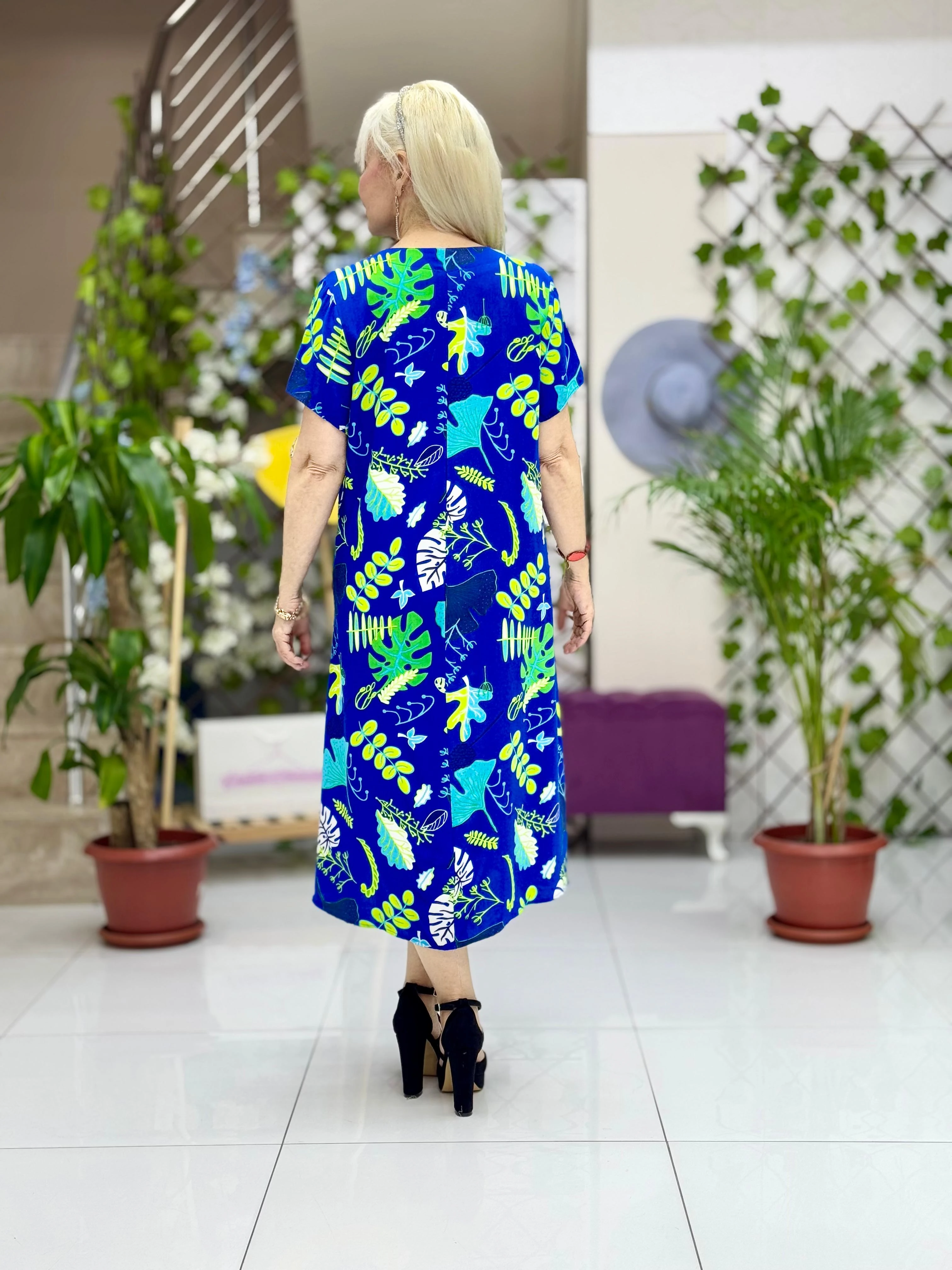 DM70024 Demet Viskon Elbise