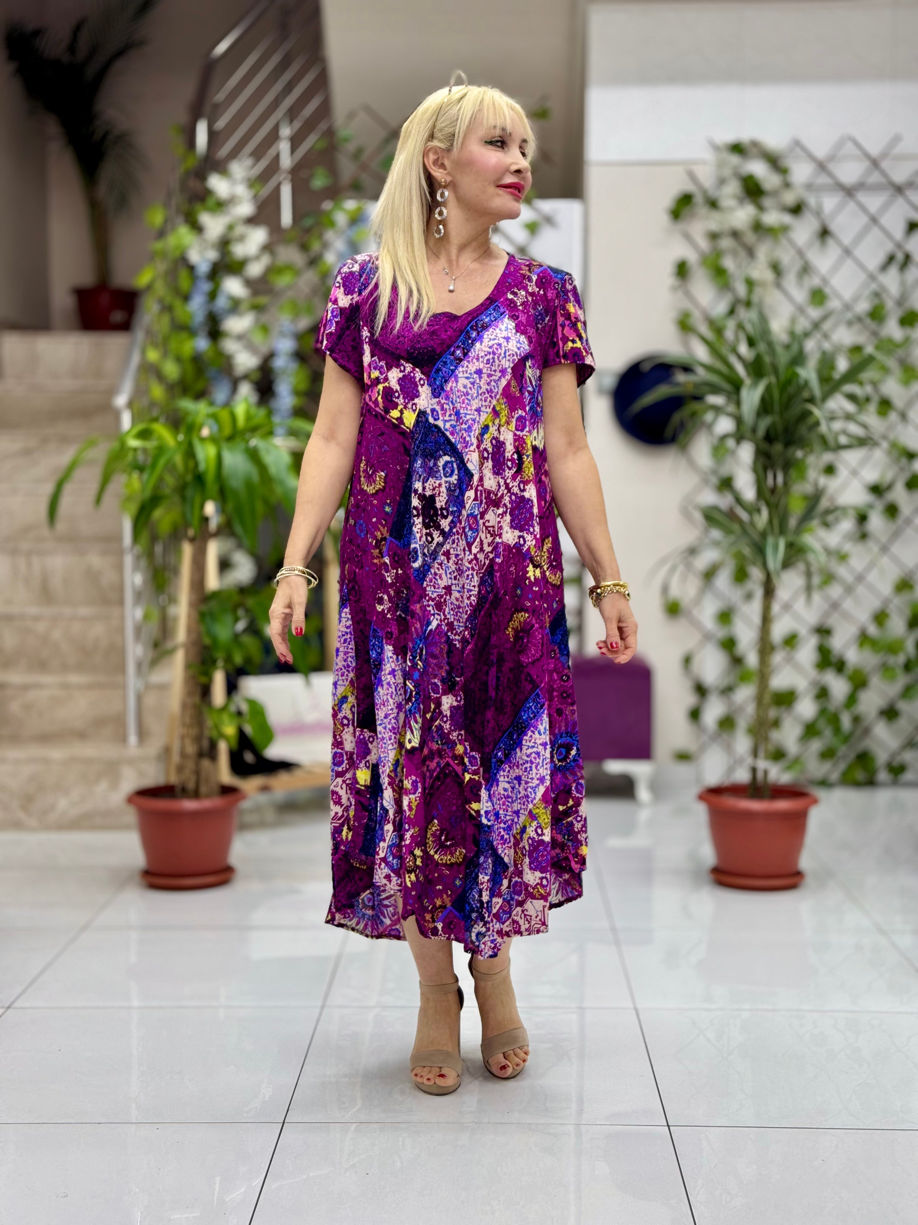 Ms15079 Vestido Frida Viscosa