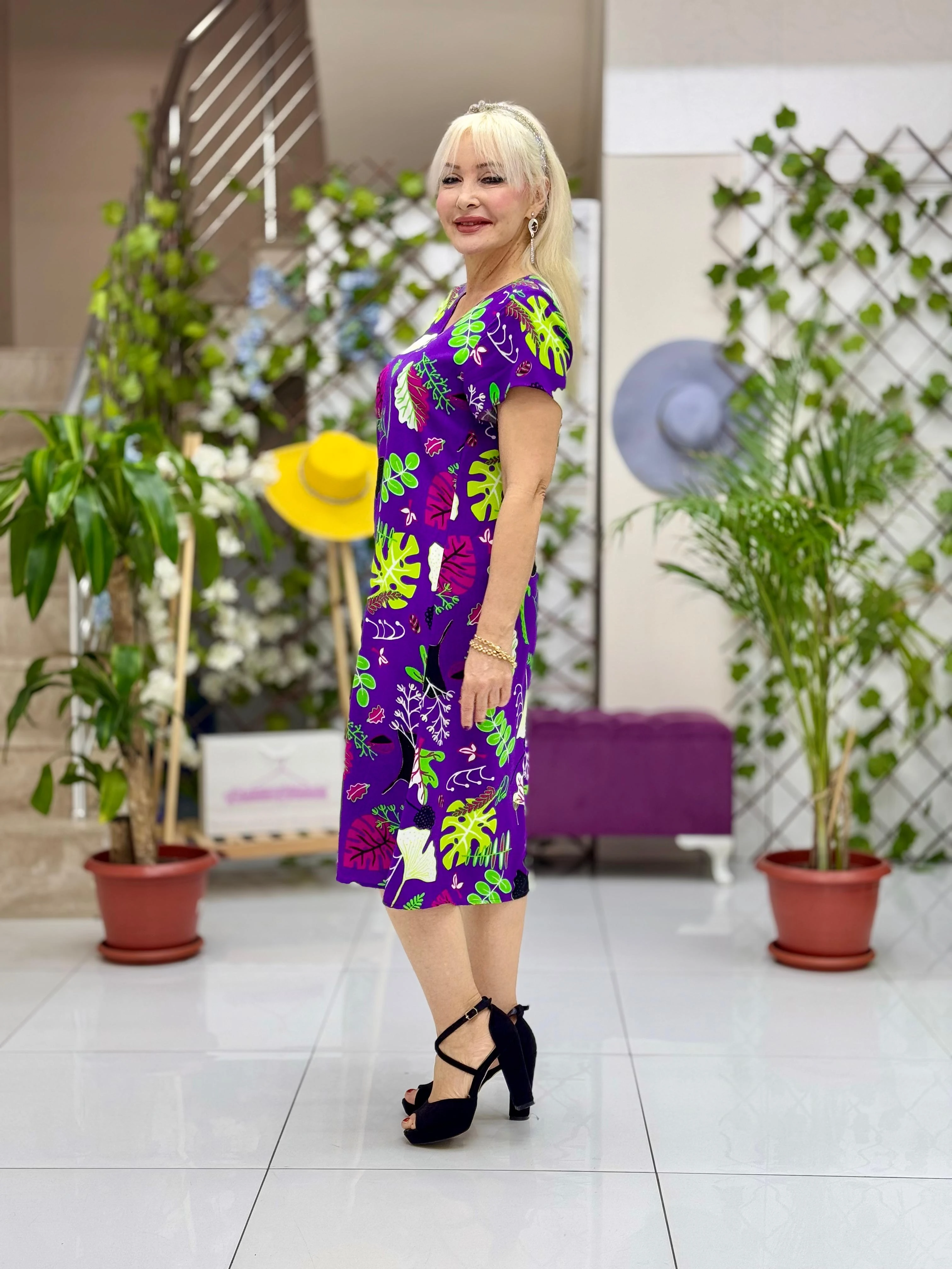 DM70021 Demet Viskon Elbise