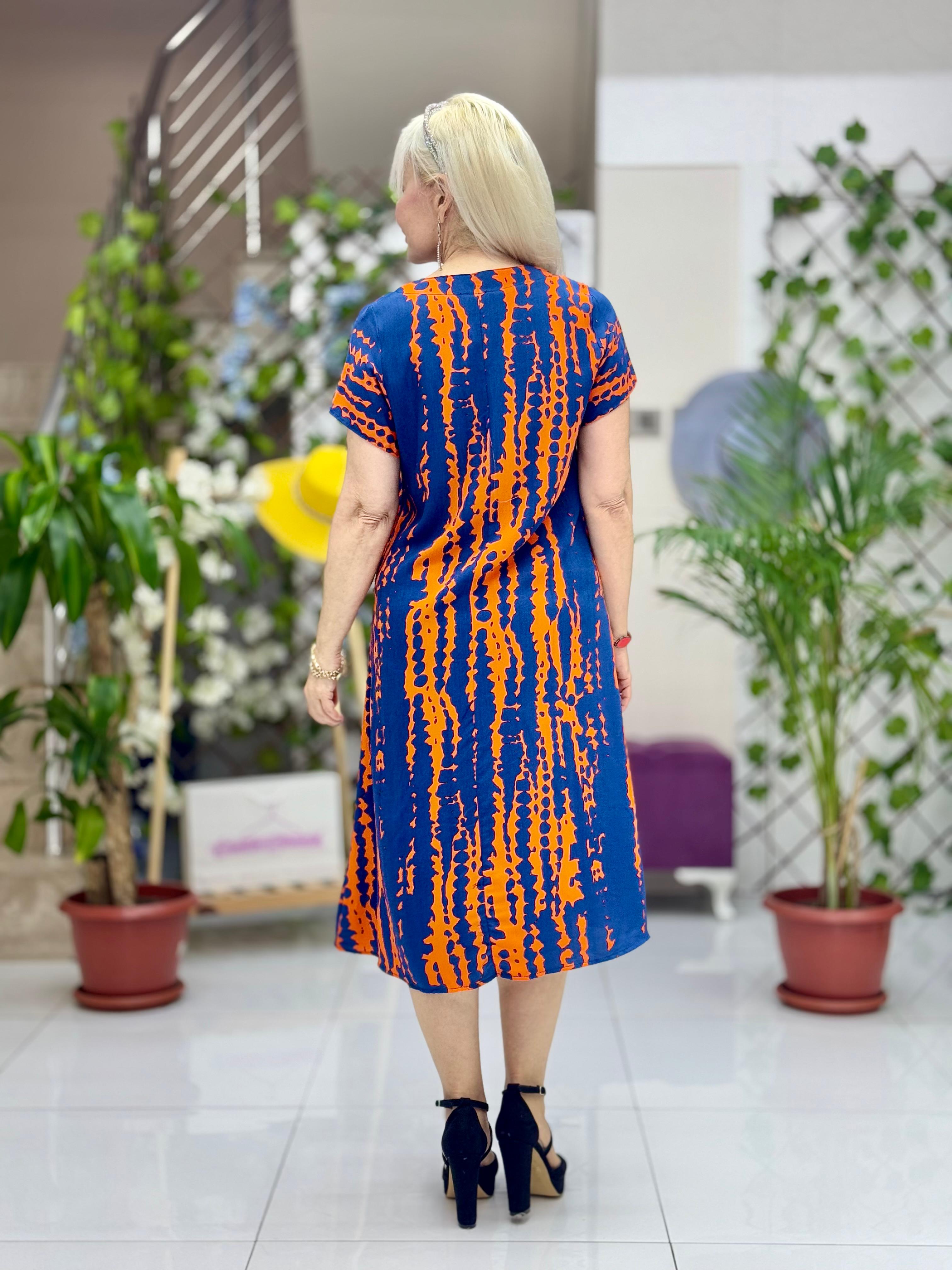 DM70043 Demet Viskon Elbise