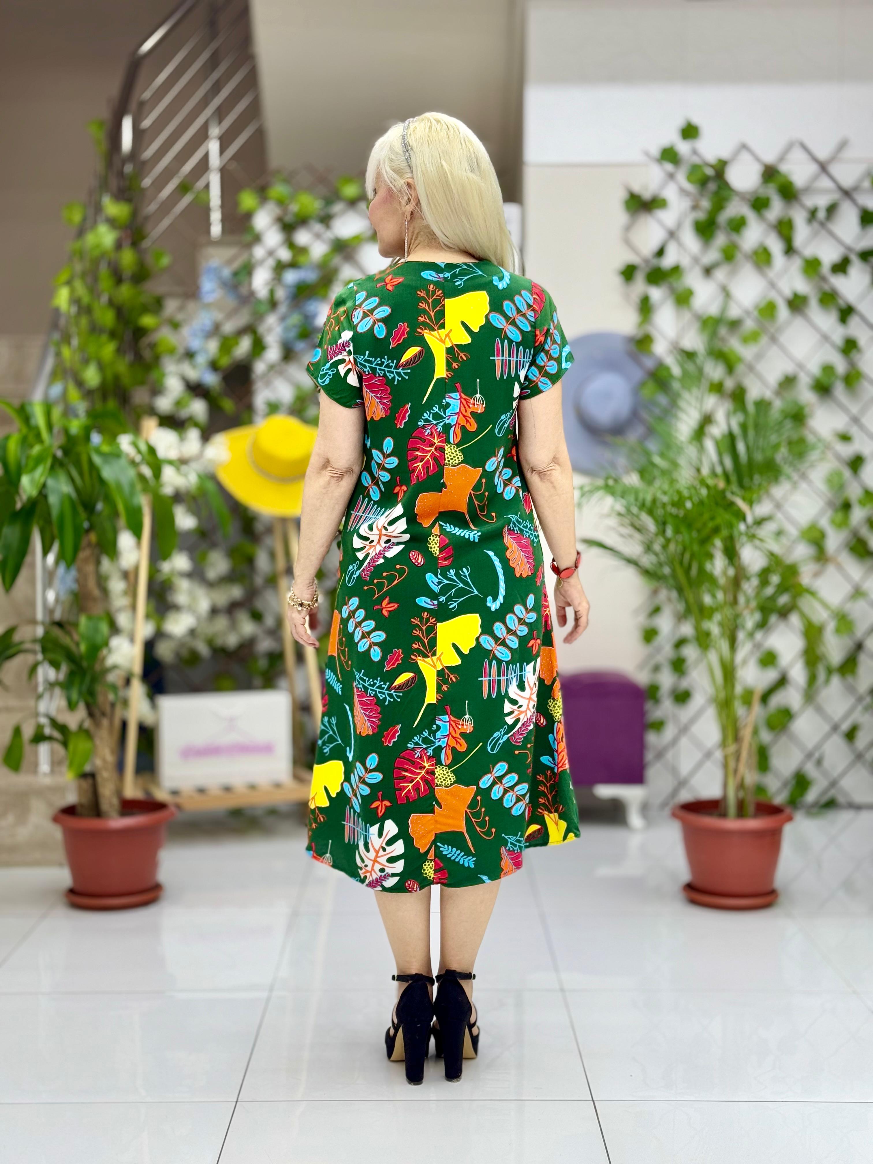 DM70029 Demet Viskon Elbise