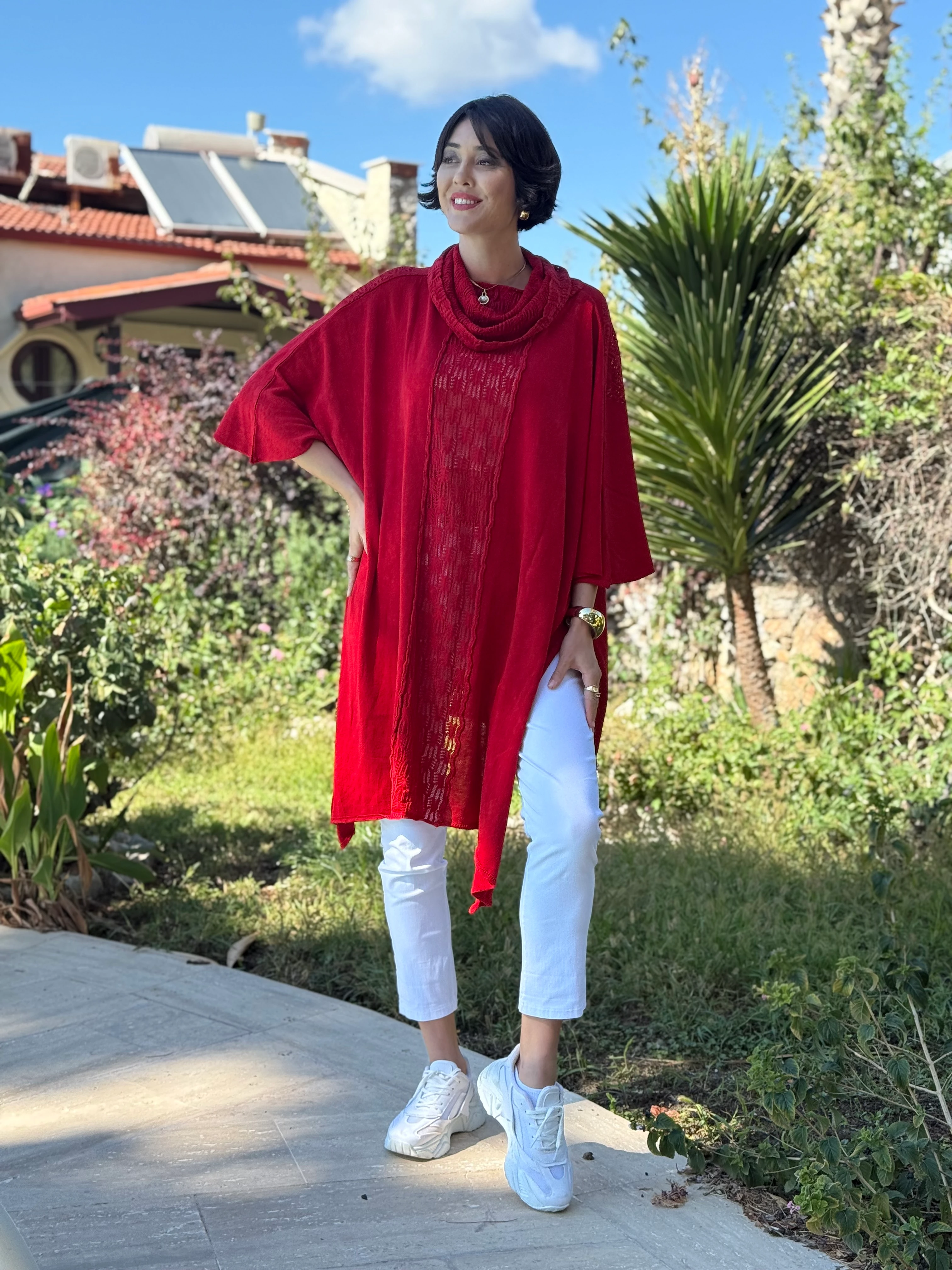 Sc2403 Jersey De Punto Lavado Marrón