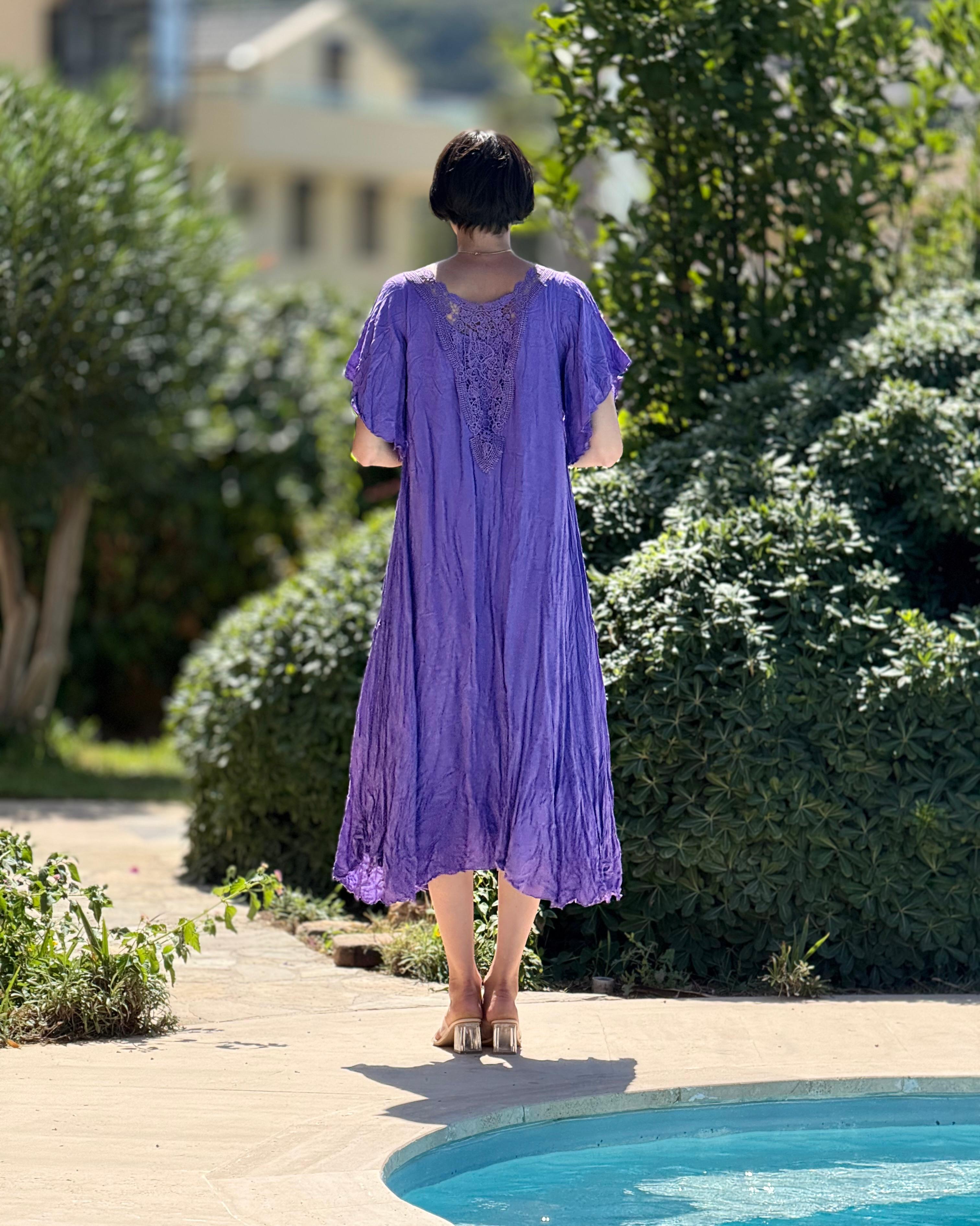 M1420 Vestido Hürrem Morado