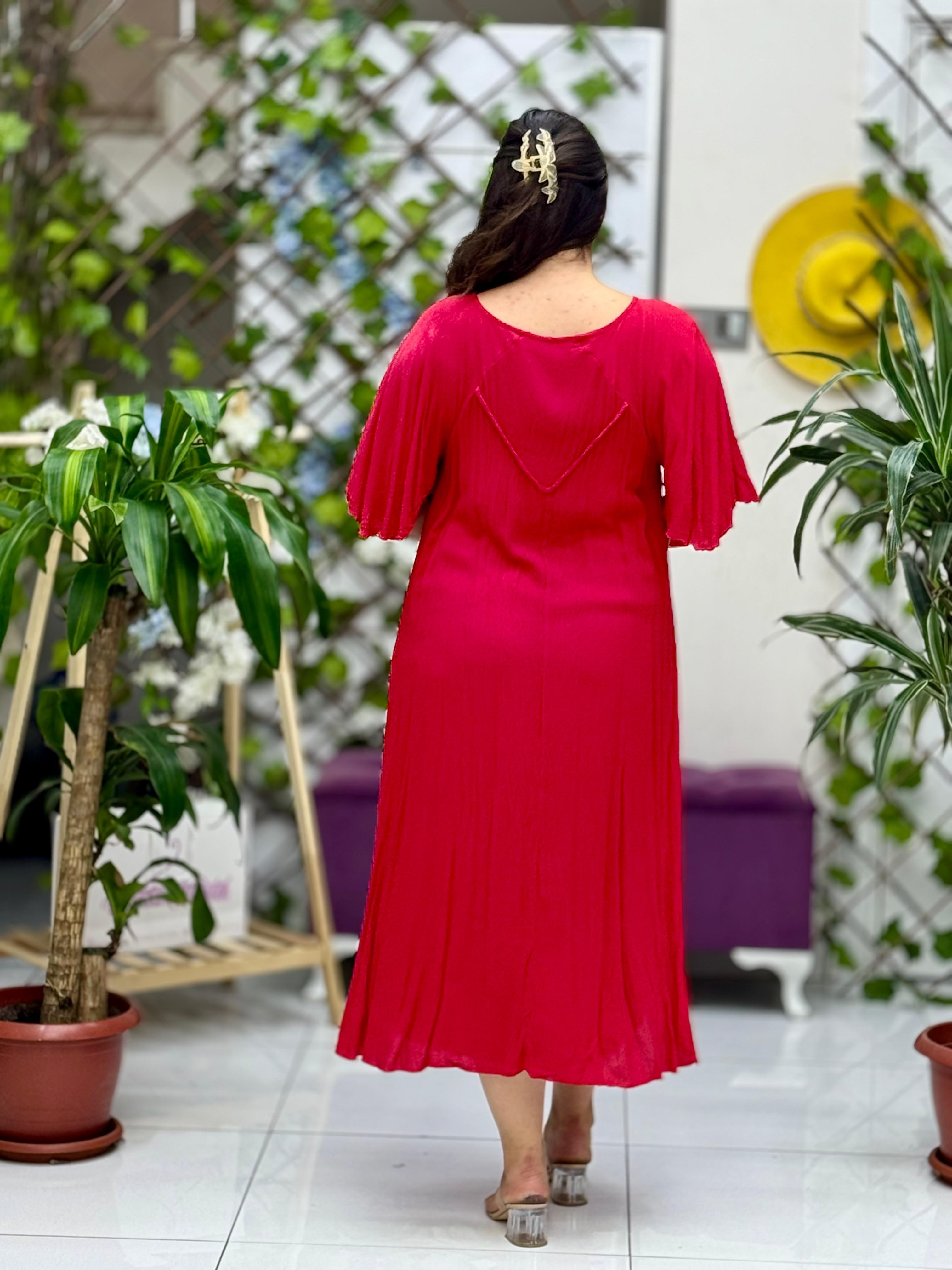 M1055 Vestido Voile Ventana Blanco