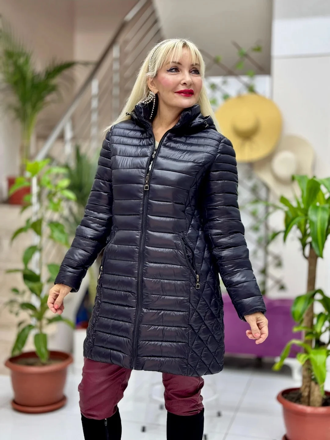 N2801 Italyan Anorak Kaban Siyah