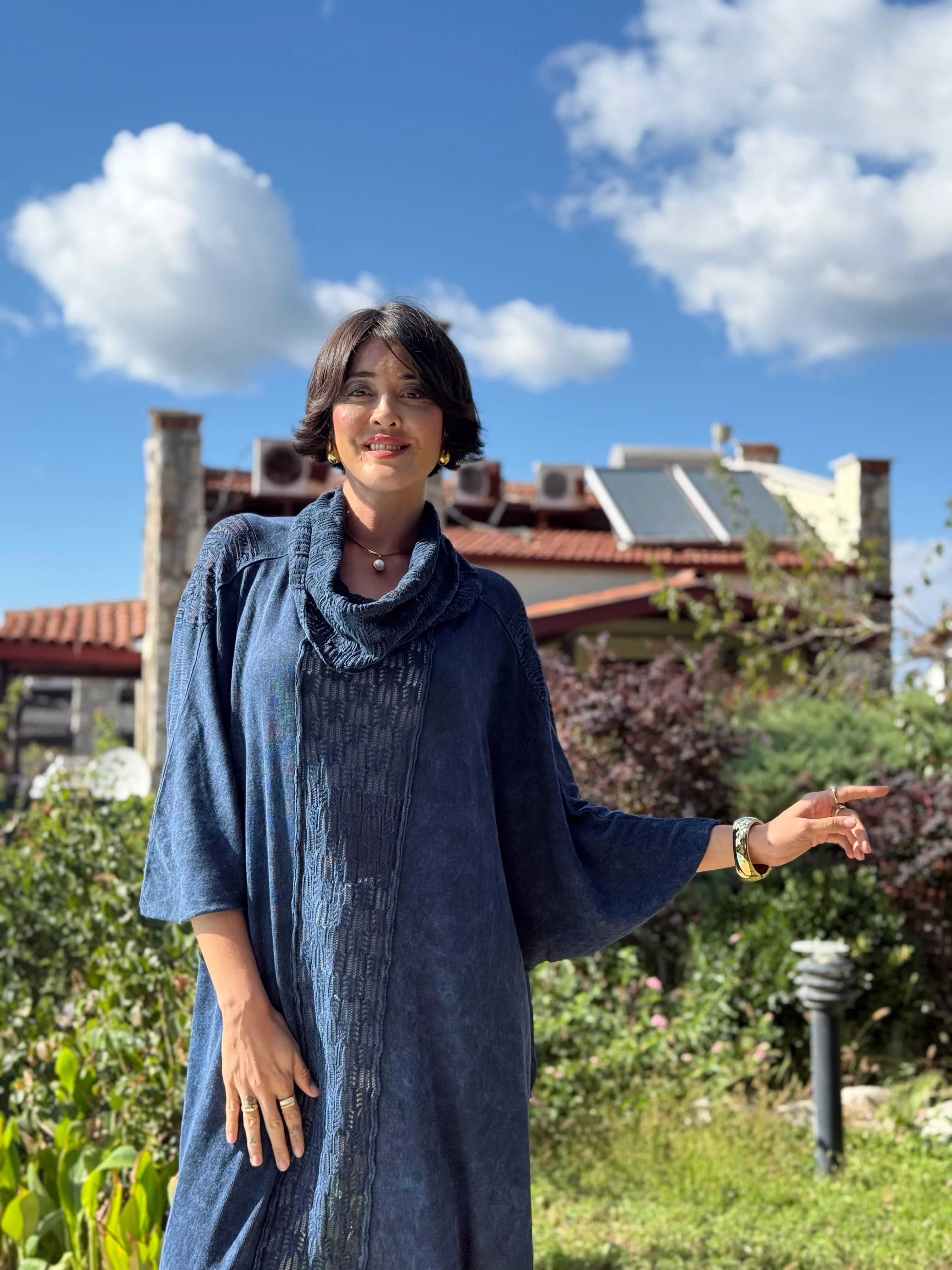 Sc2403 Jersey De Punto Lavado Marrón