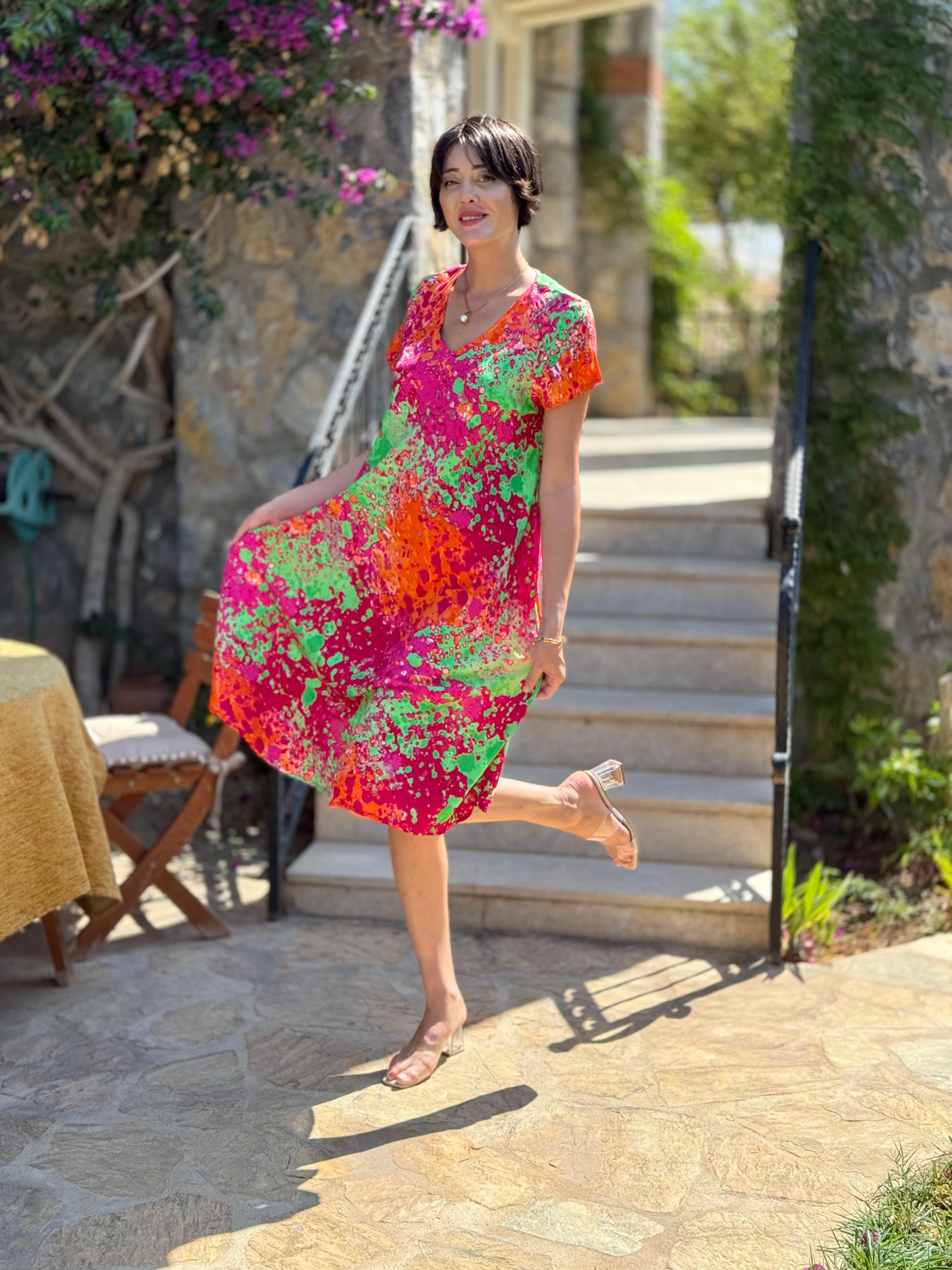 Ms15005 Vestido Frida Viscosa