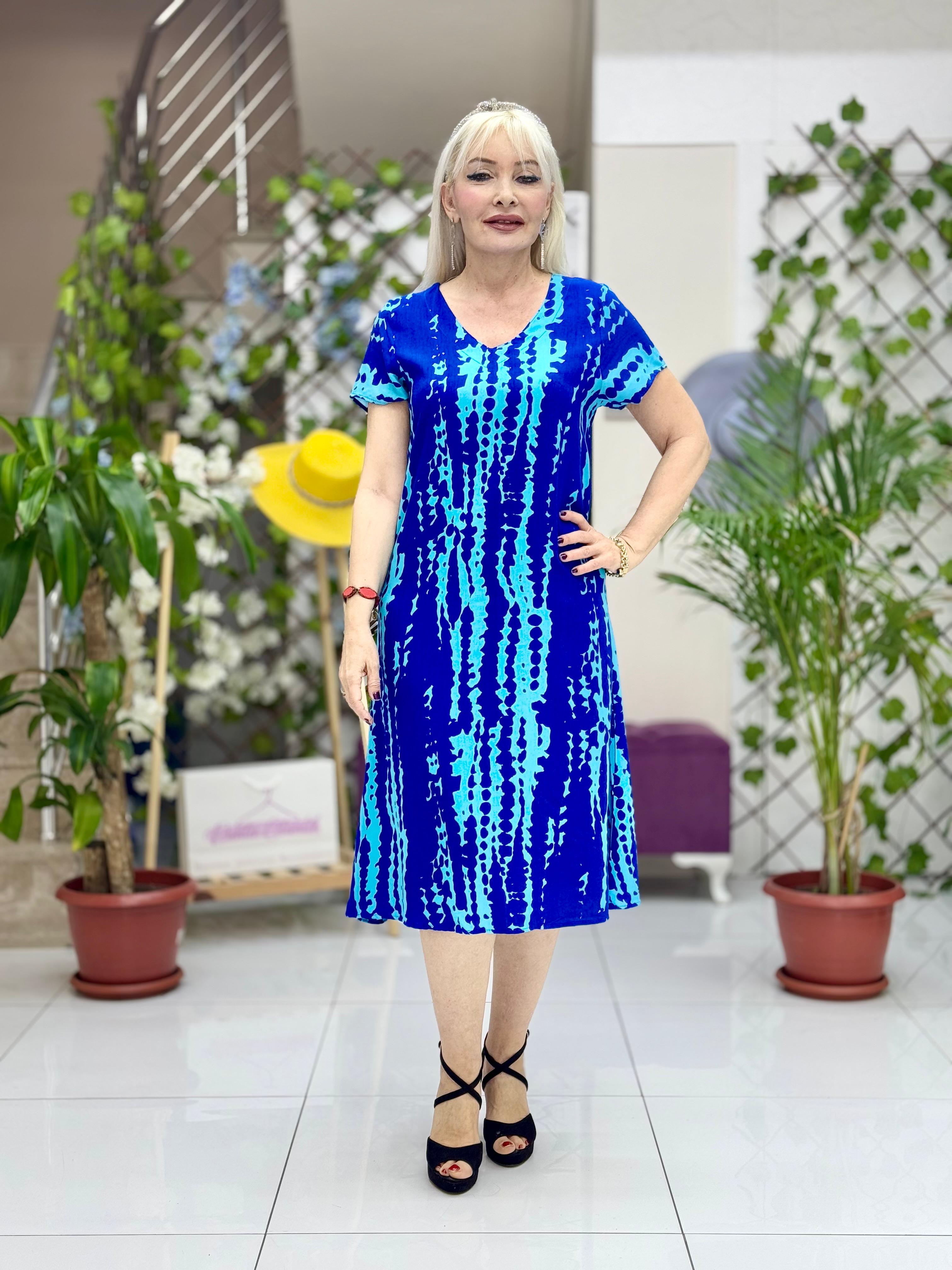 DM70032 Demet Viskon Elbise