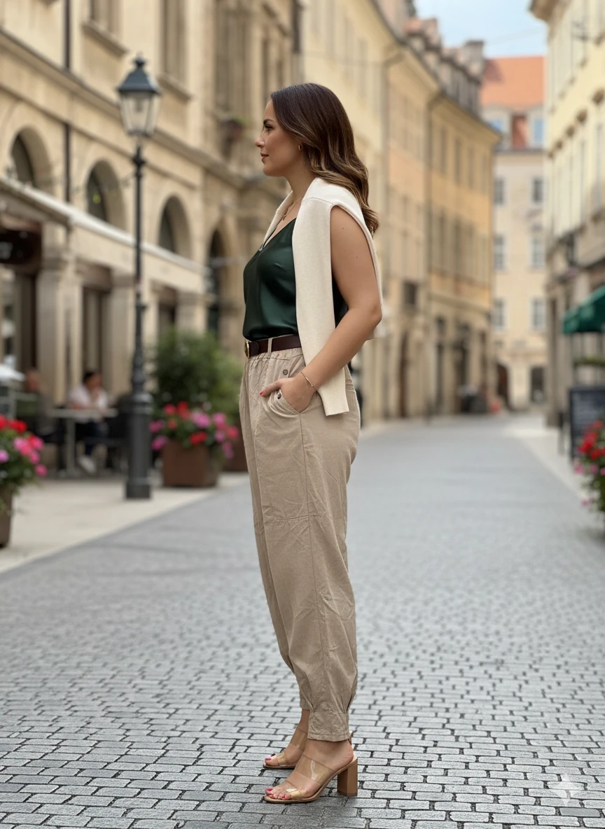 LS22035 İtalyan Kadife Pantolon Bej