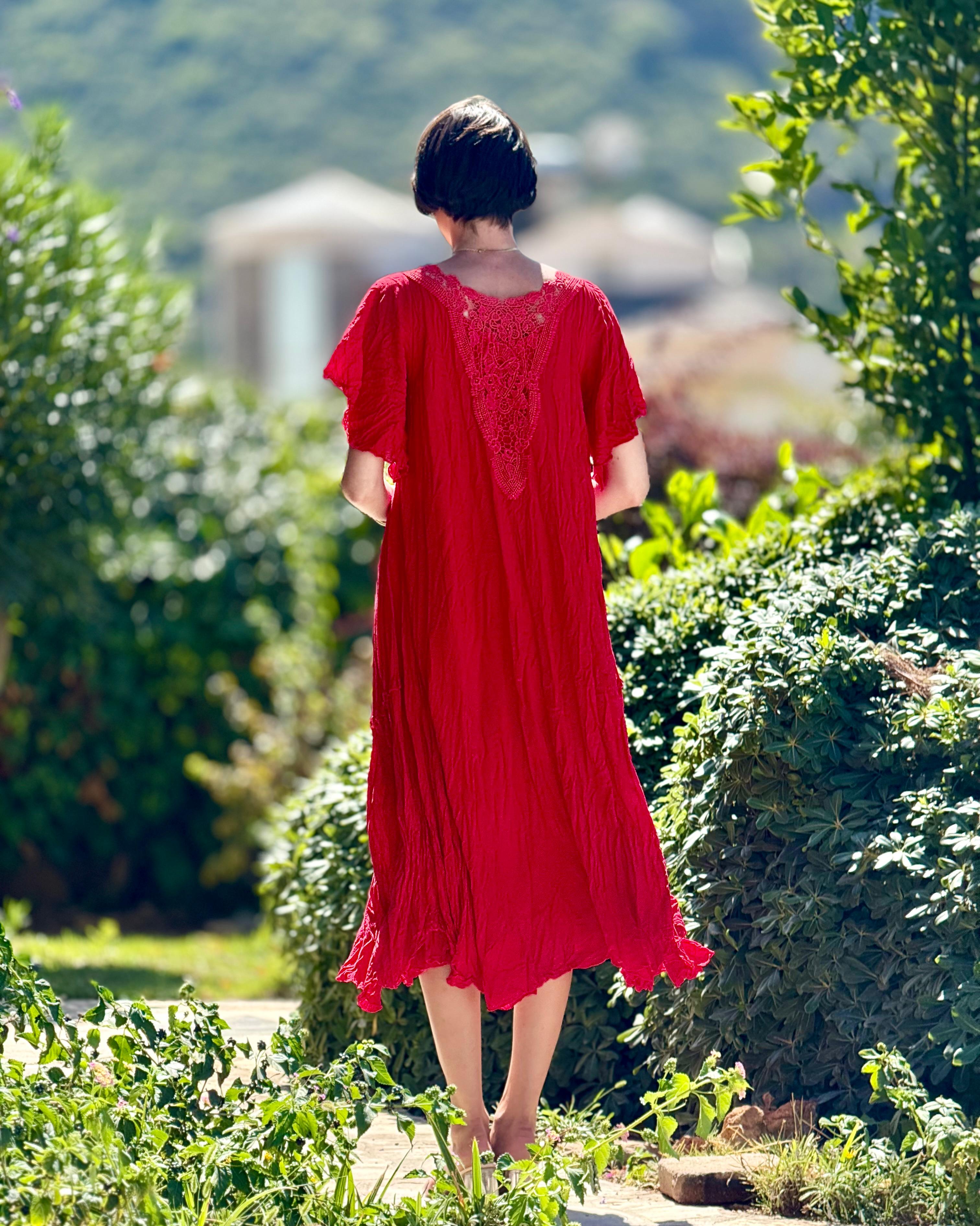 M1420 Vestido Hürrem Rojo