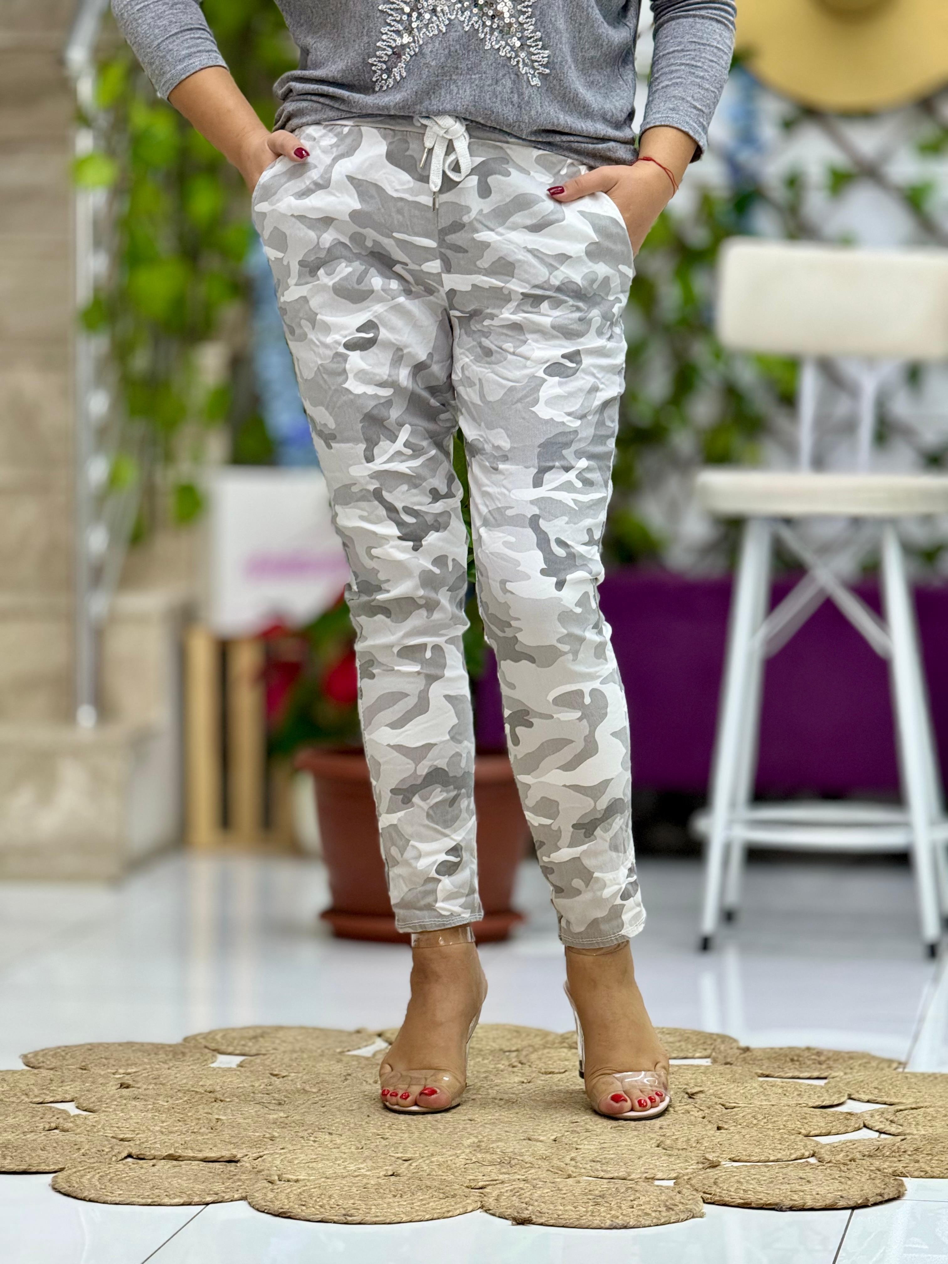 10405 Pantalón Camuflaje Italiano Caqui