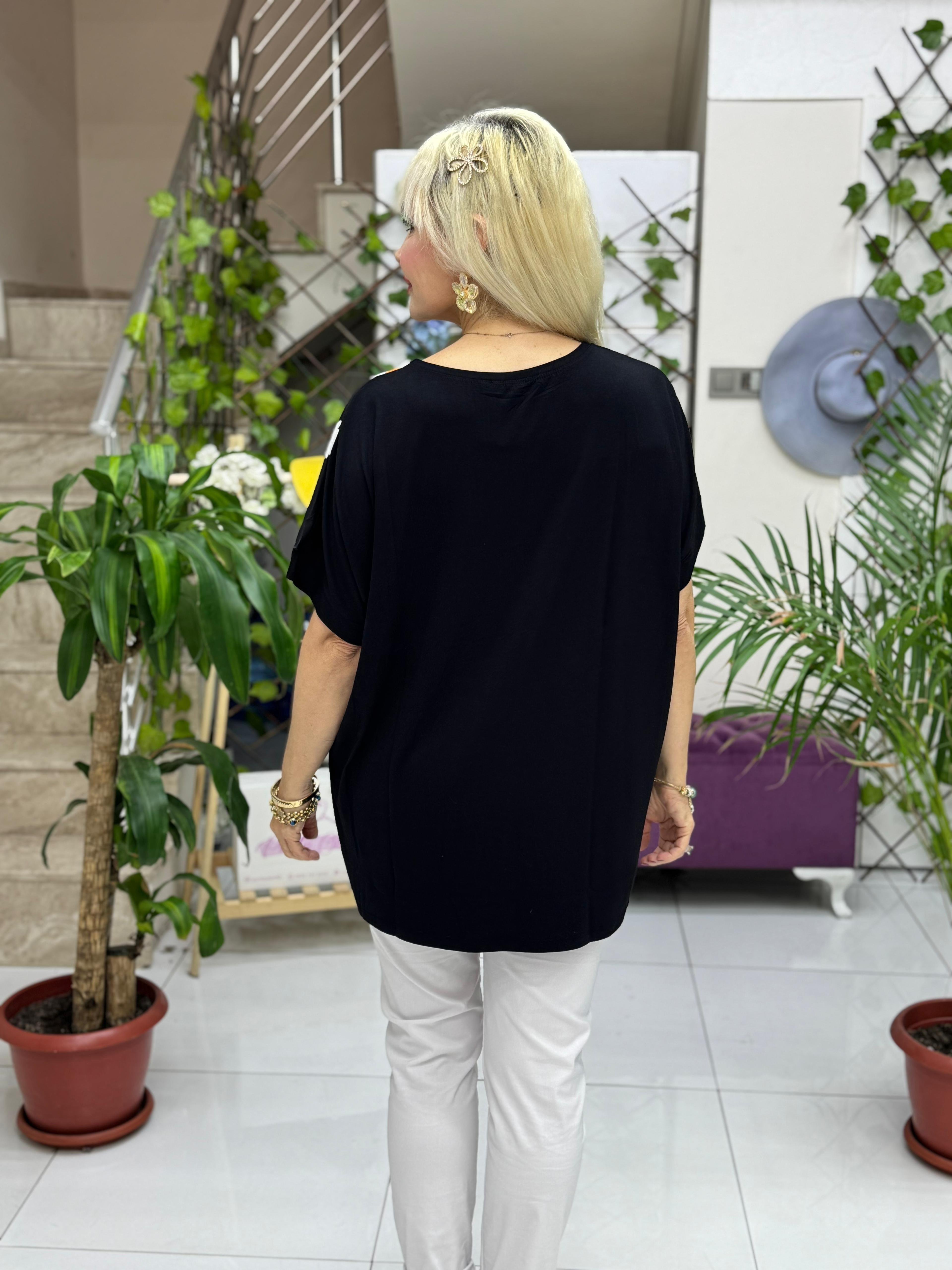 MS52331 Turlu Viskon Bluz