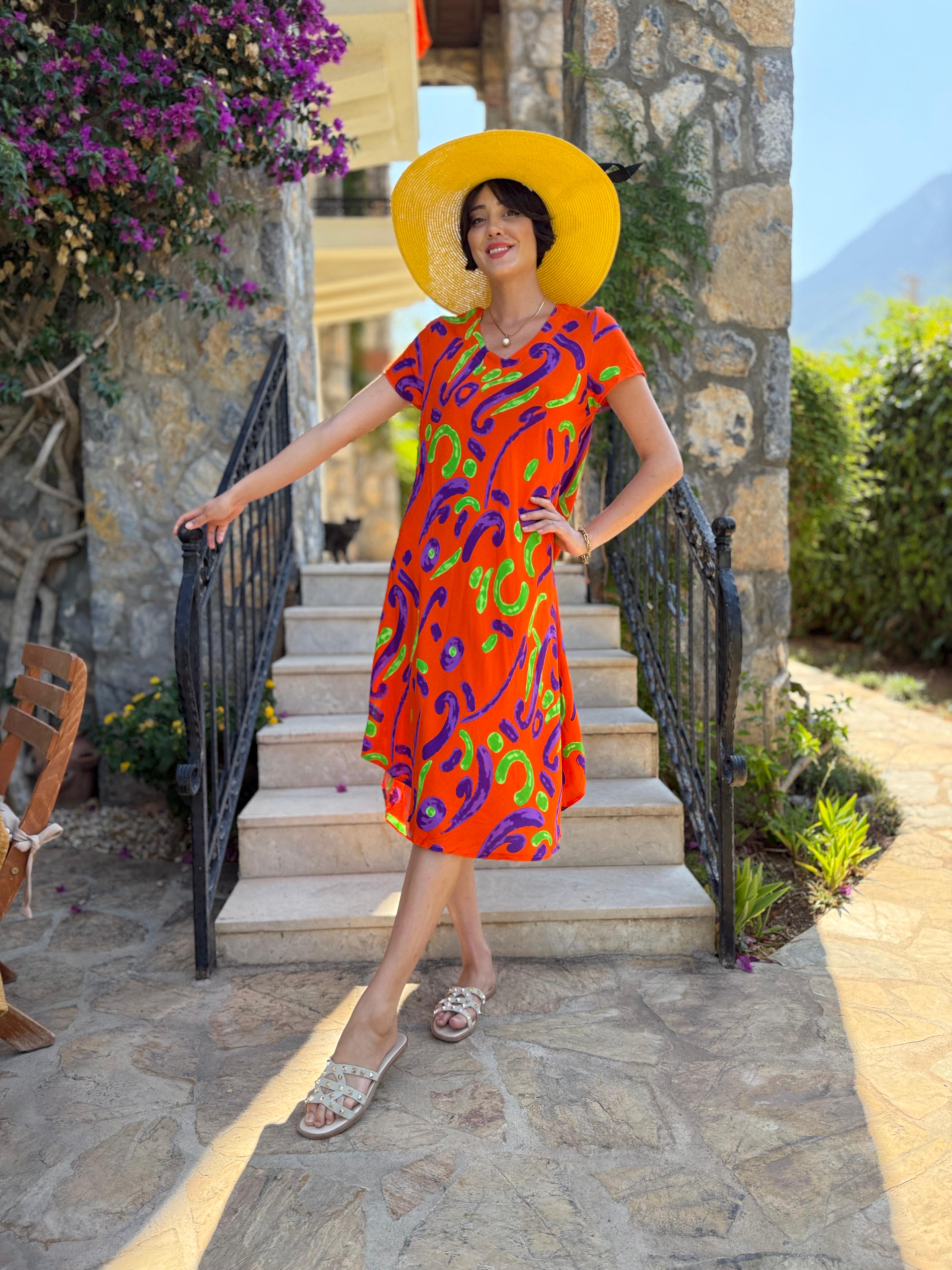 Ms15005 Vestido Frida Viscosa