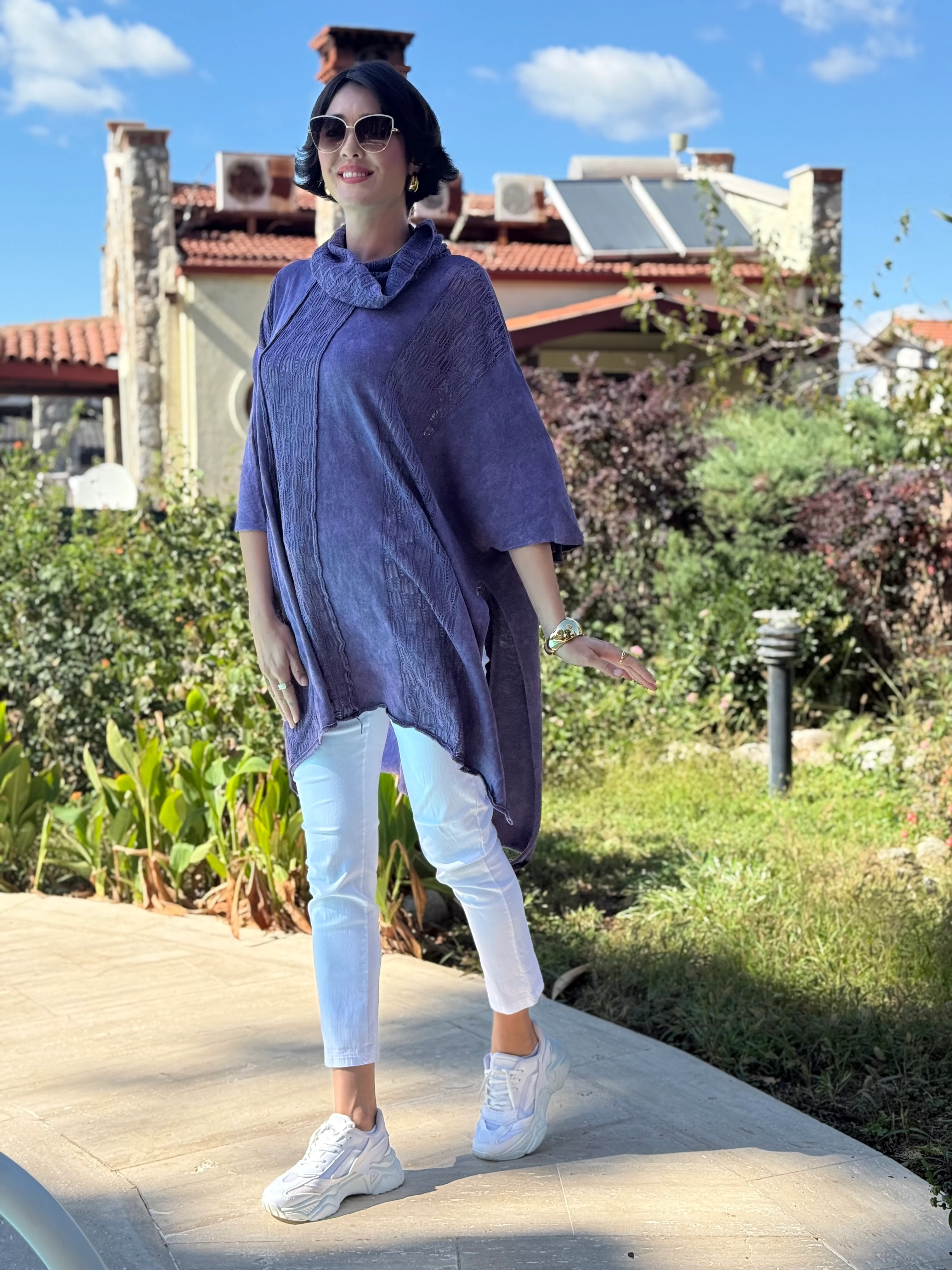 Sc2403 Jersey De Punto Lavado Marrón